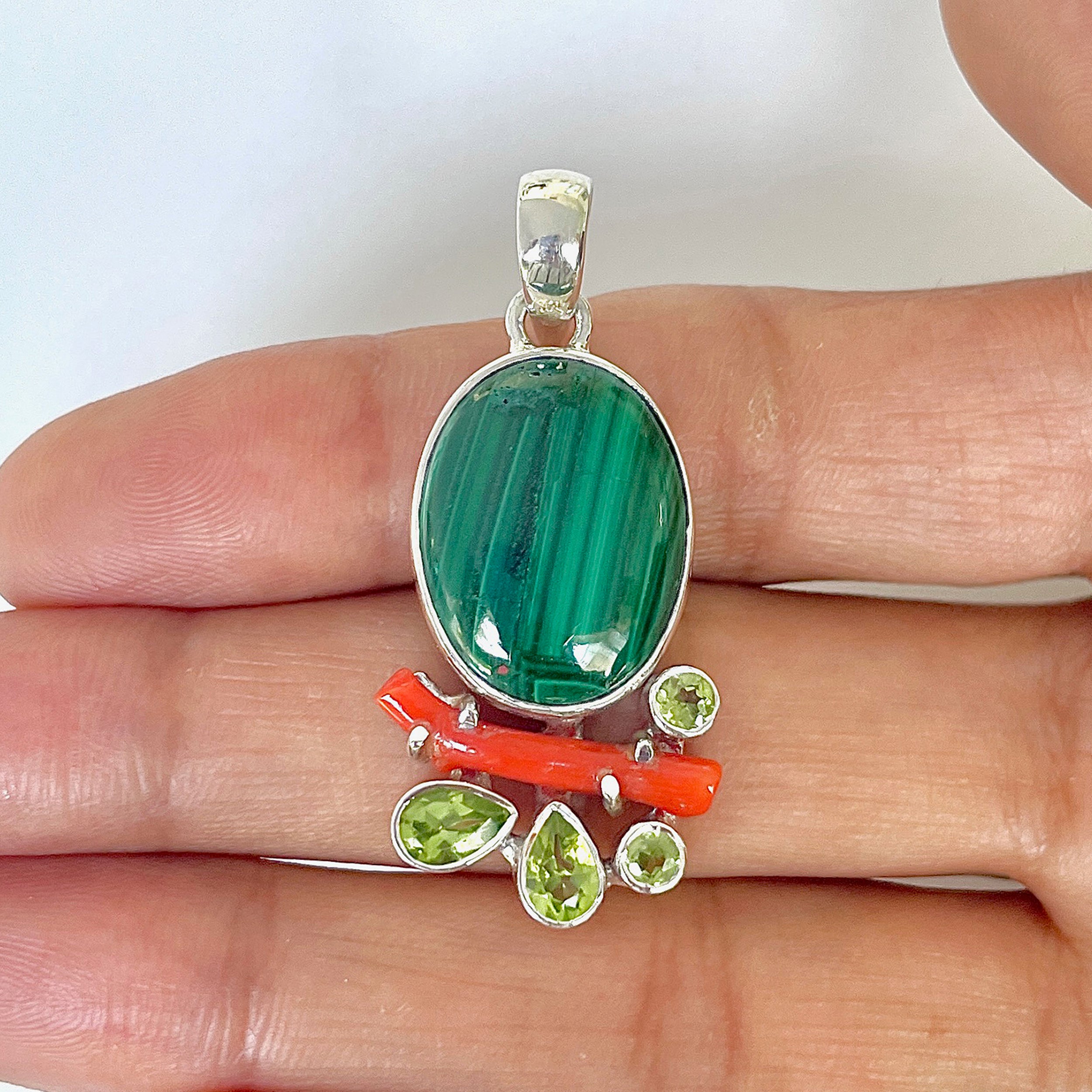 Malachite Pendant-(MLC-1-18)