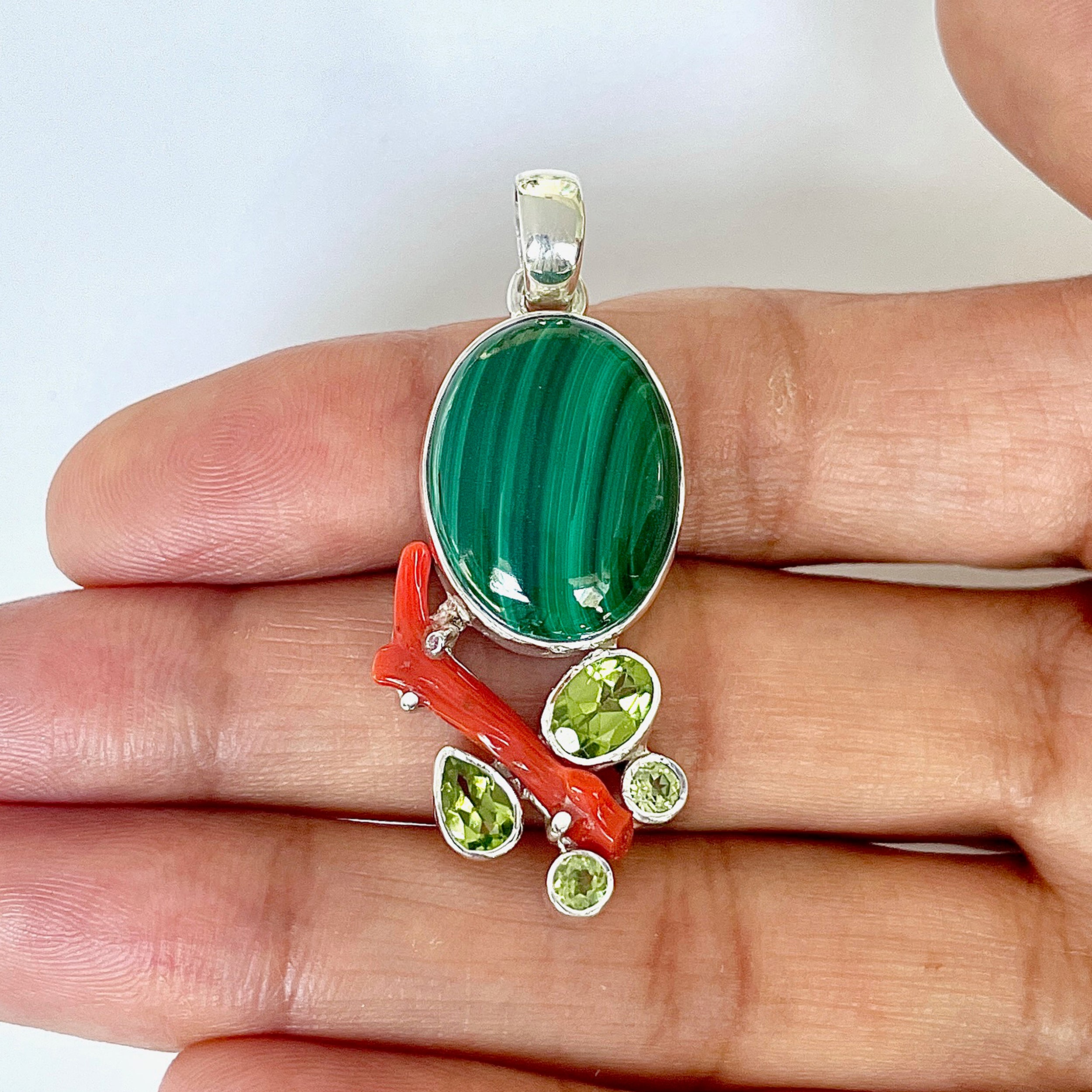 Malachite Pendant-(MLC-1-2)
