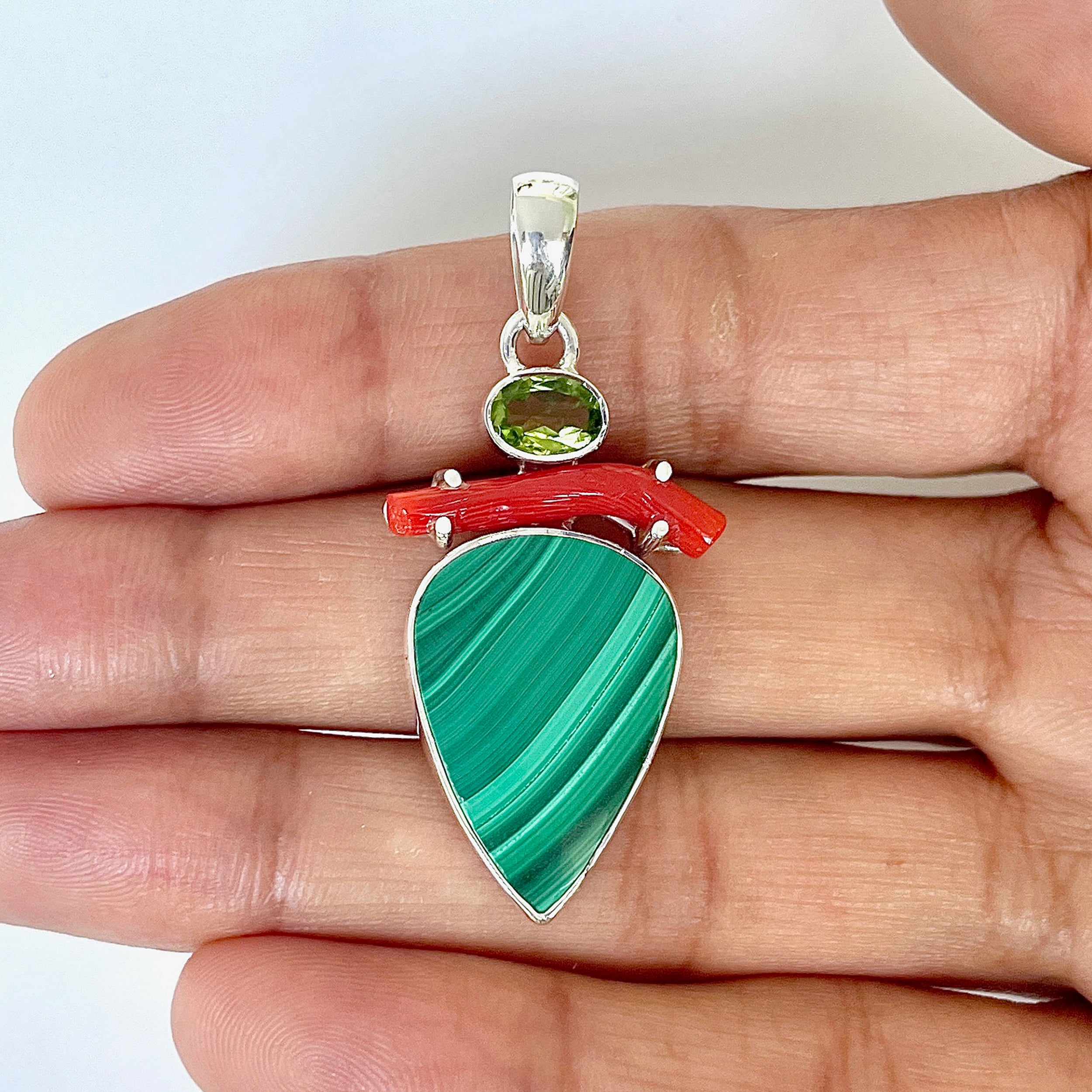 Malachite Pendant-(MLC-1-24)