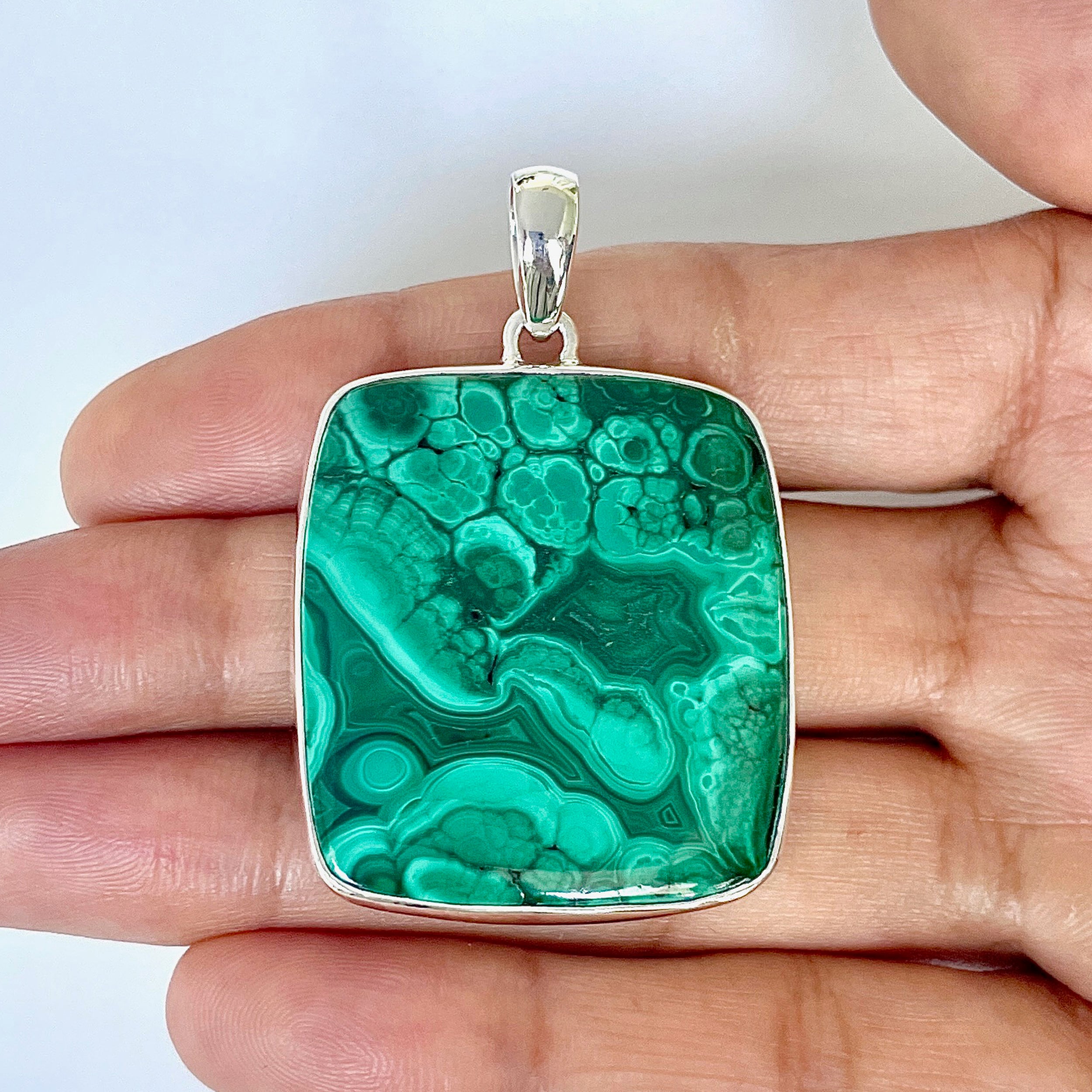 Malachite Pendant-(MLC-1-29)