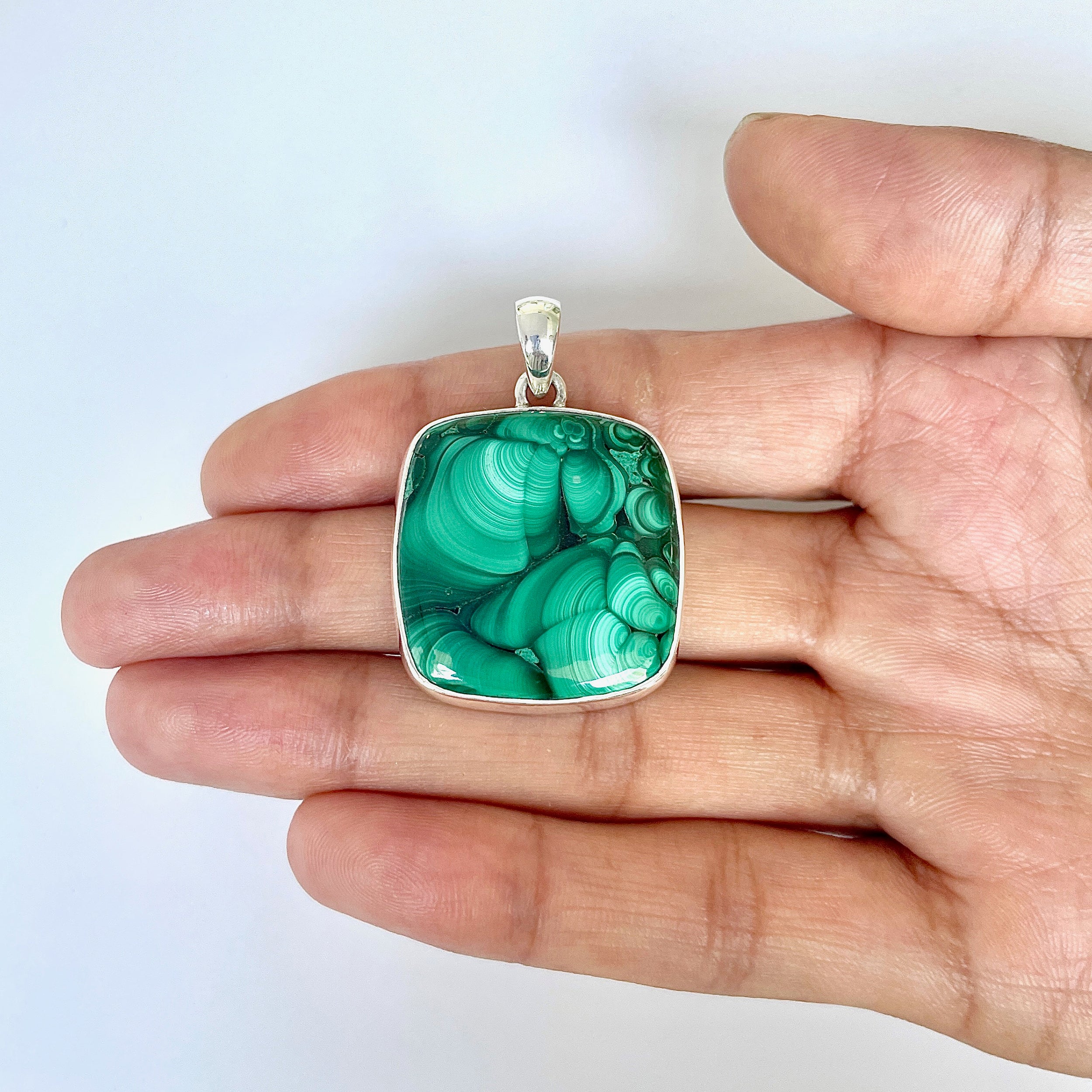 Malachite Pendant-(MLC-1-35)