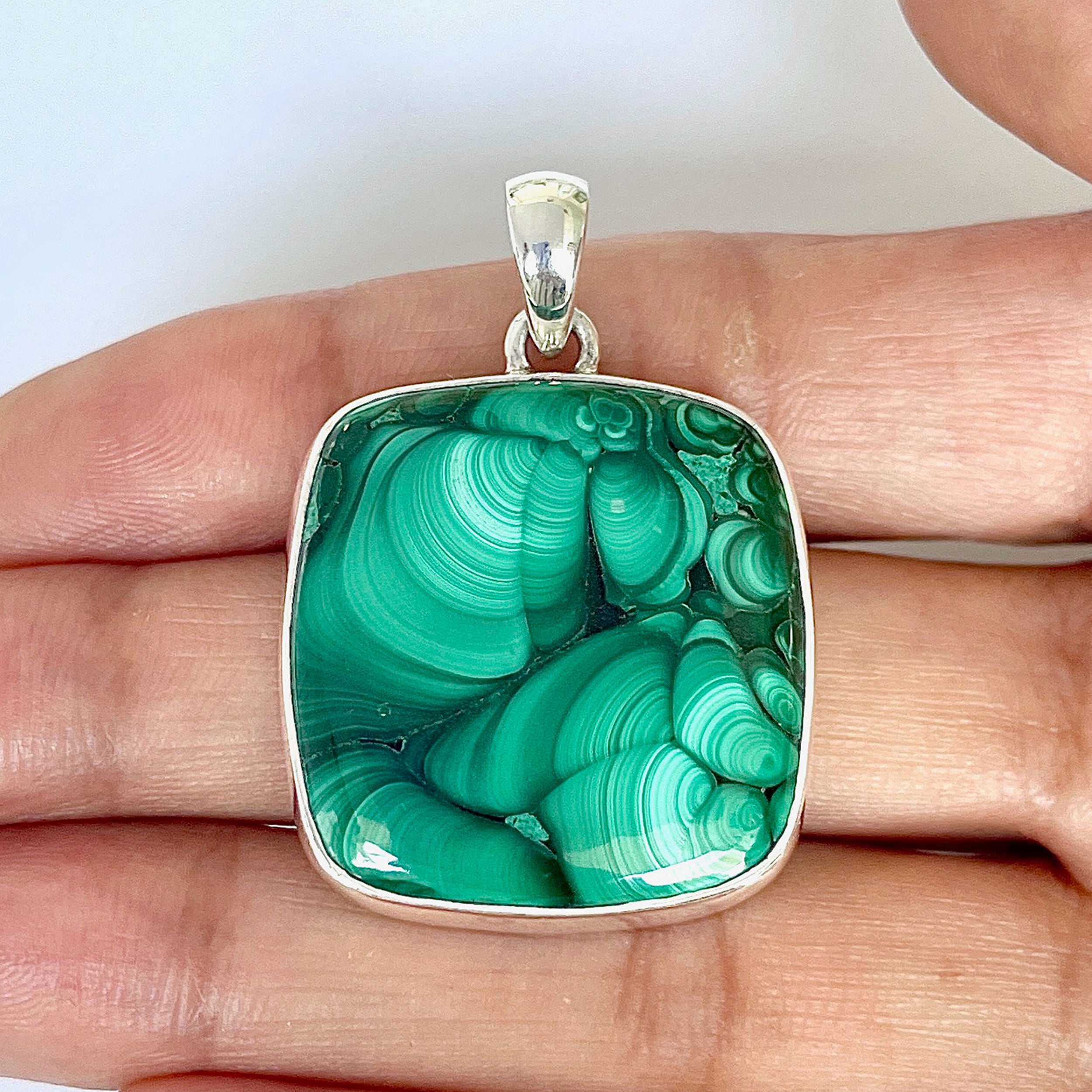 Malachite Pendant-(MLC-1-35)