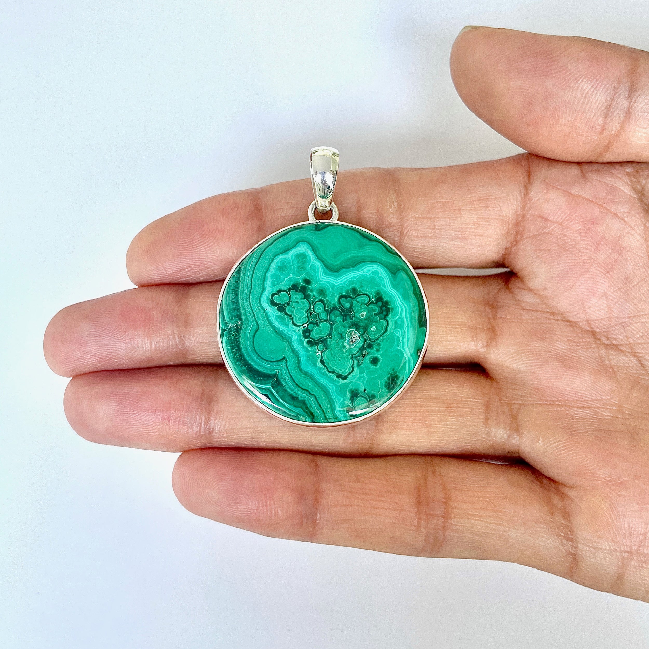 Malachite Pendant-(MLC-1-36)