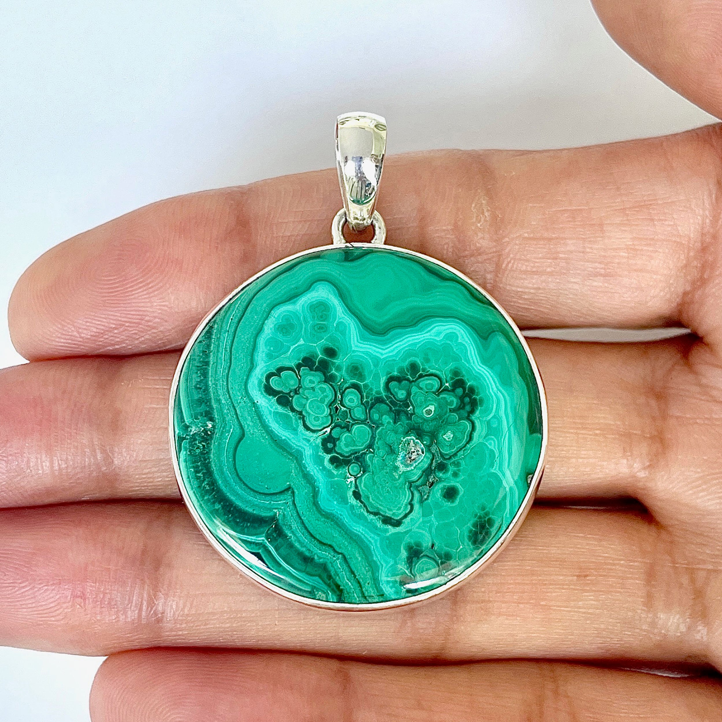 Malachite Pendant-(MLC-1-36)