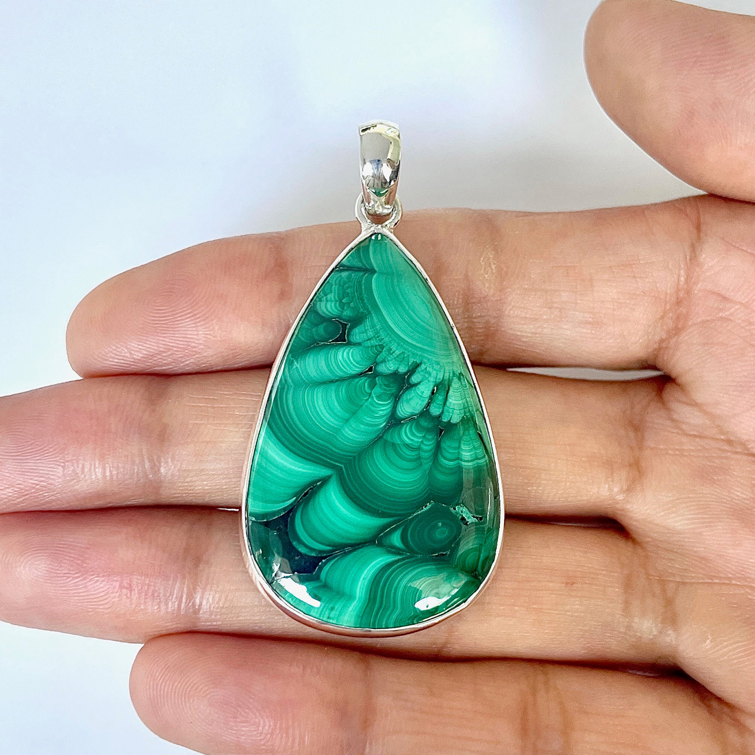 Malachite Pendant-(MLC-1-37)