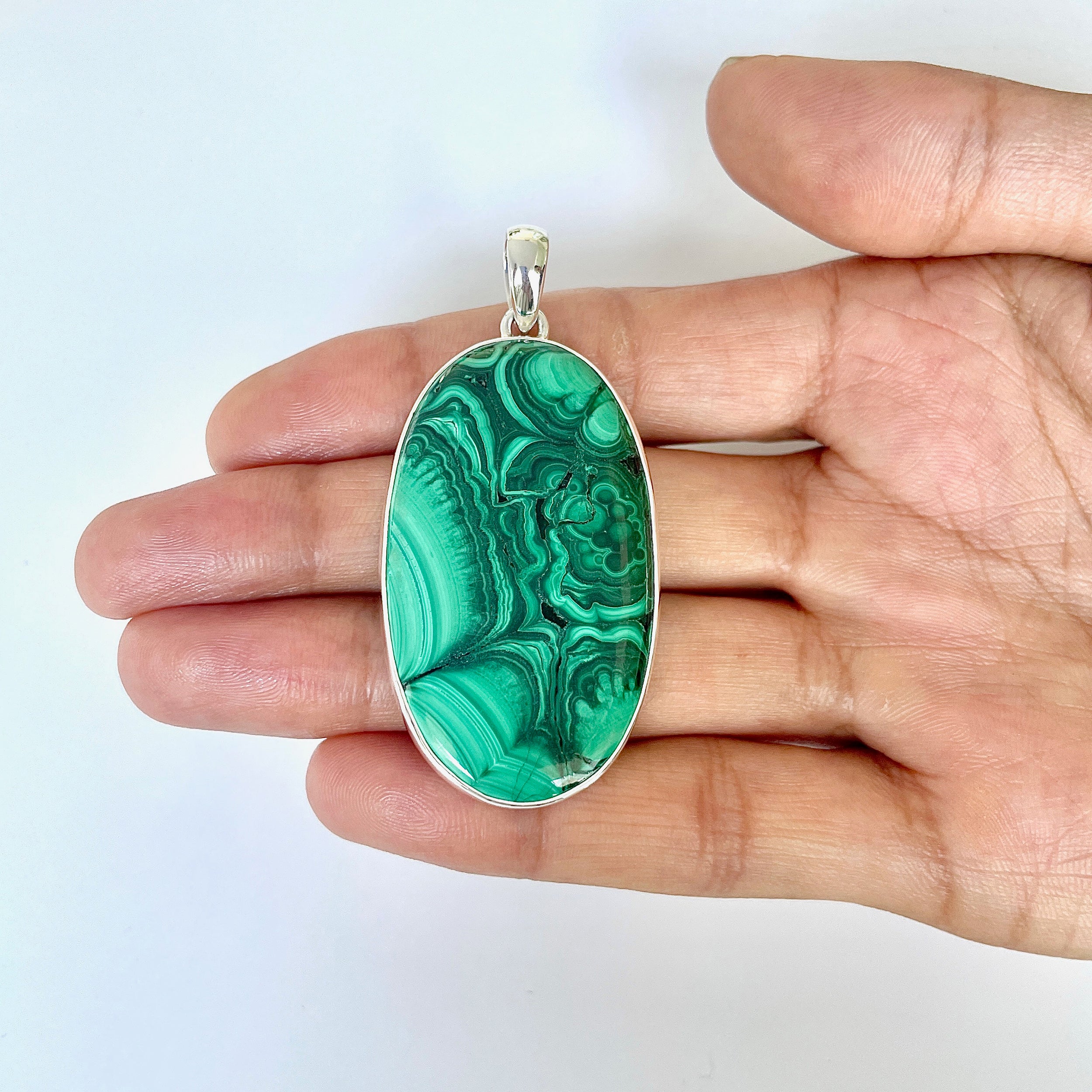 Malachite Pendant-(MLC-1-38)