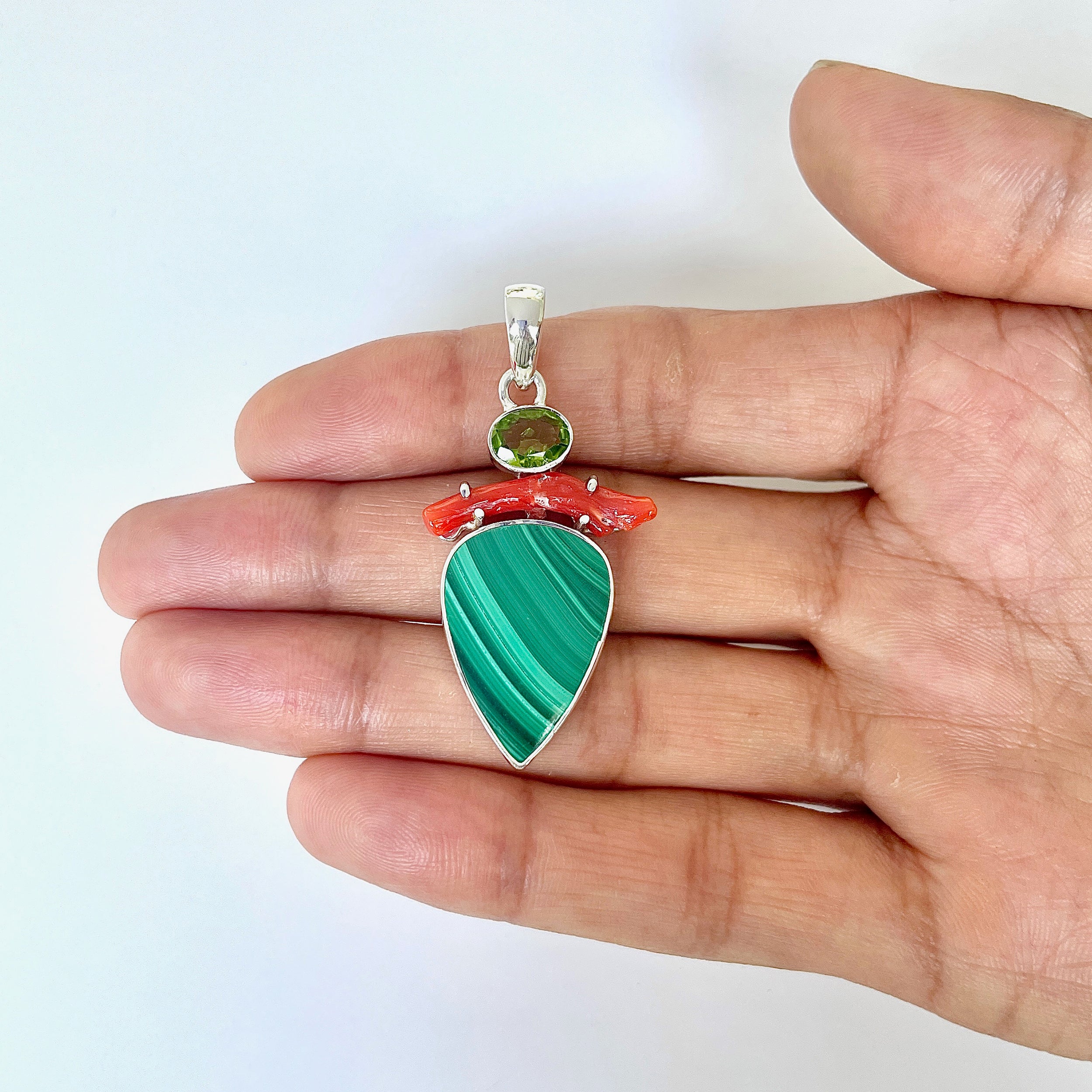 Malachite Pendant-(MLC-1-4)