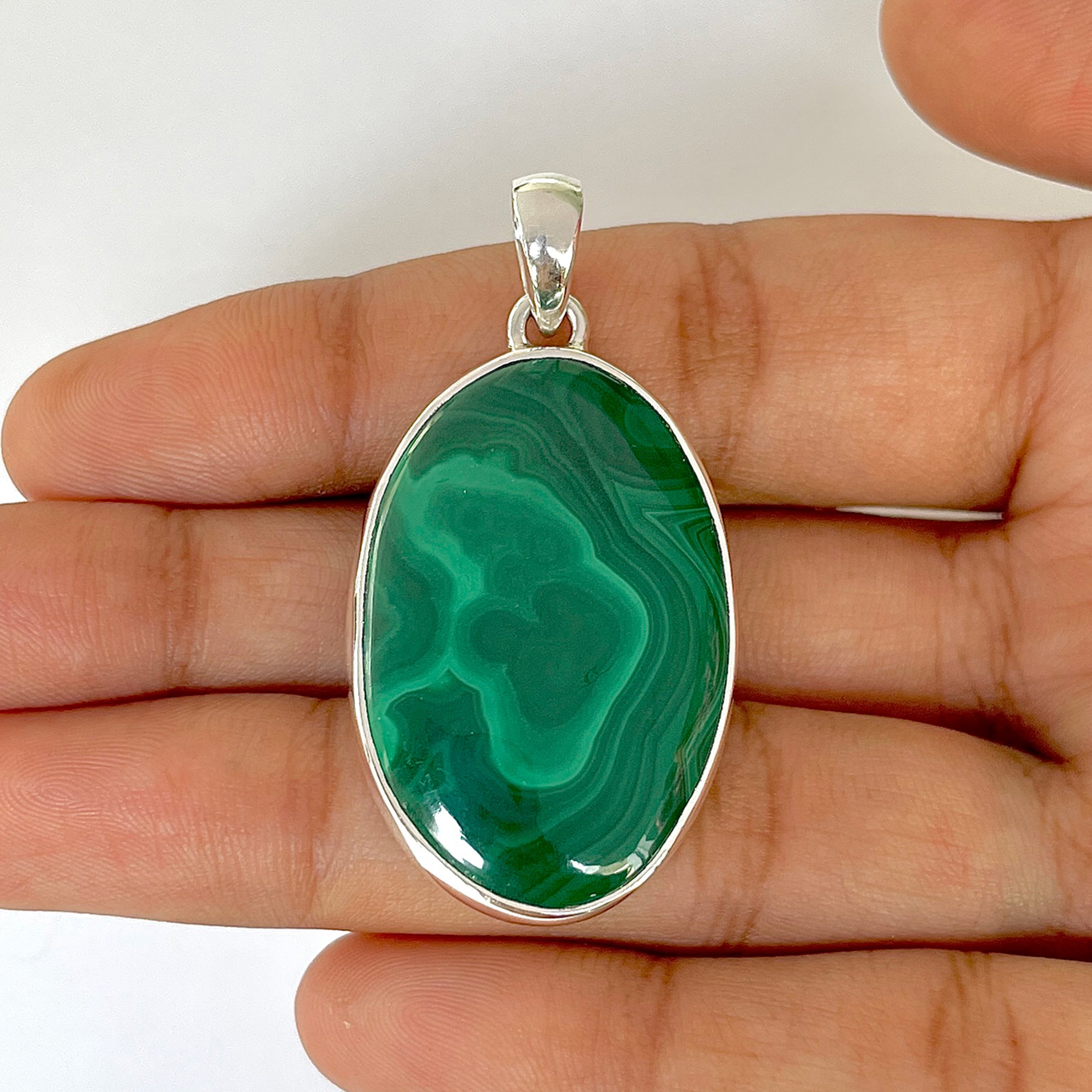 Malachite Pendant-(MLC-1-43)