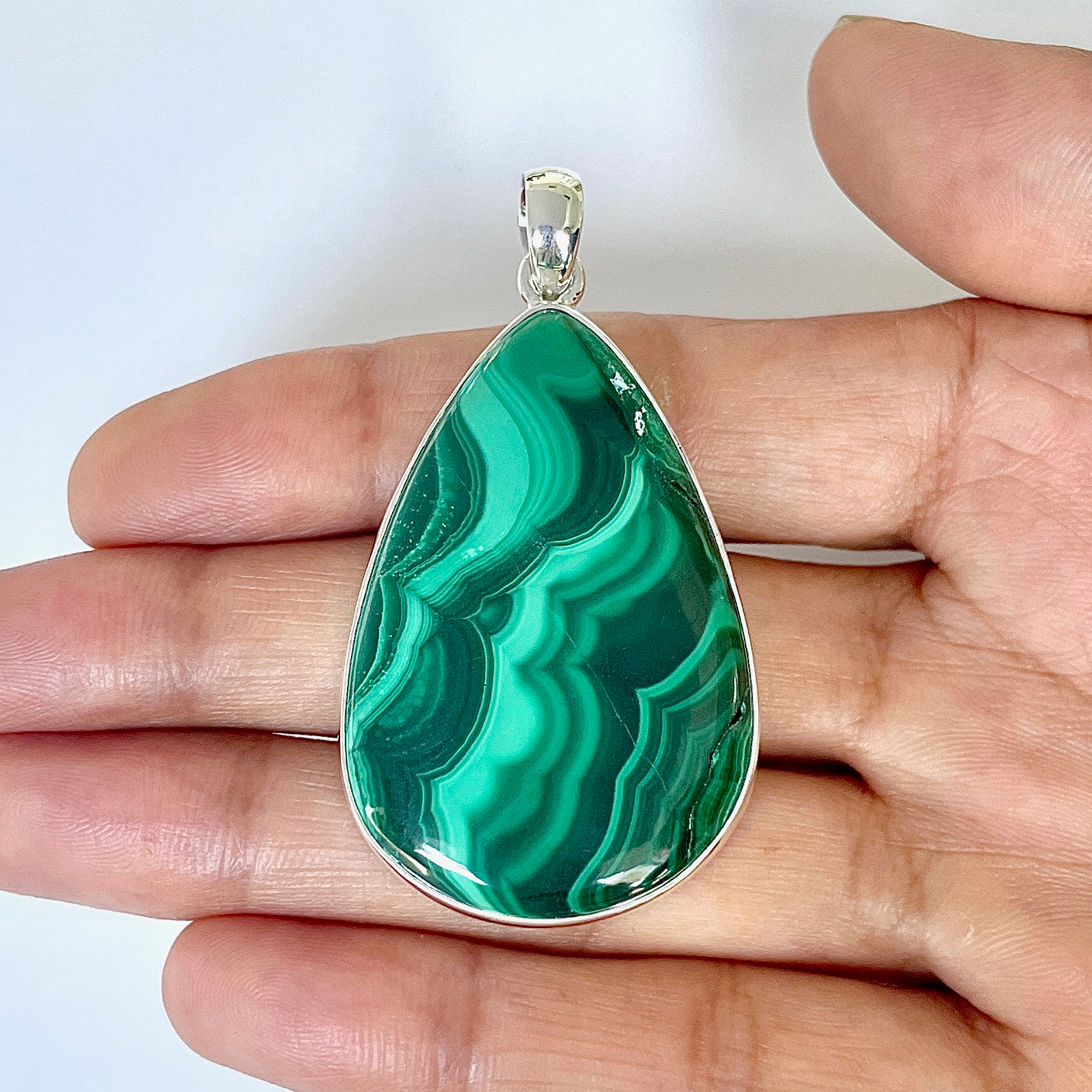 Malachite Pendant-(MLC-1-44)