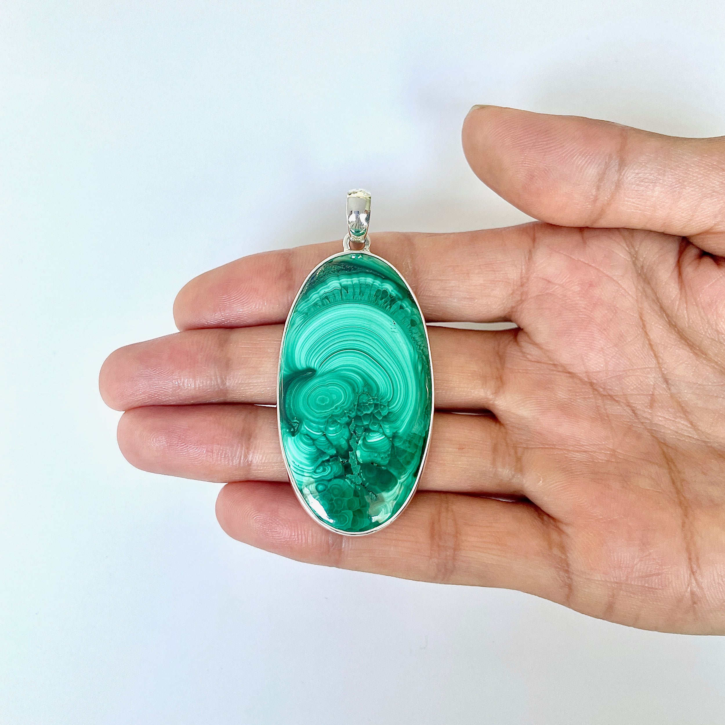 Malachite Pendant-(MLC-1-46)