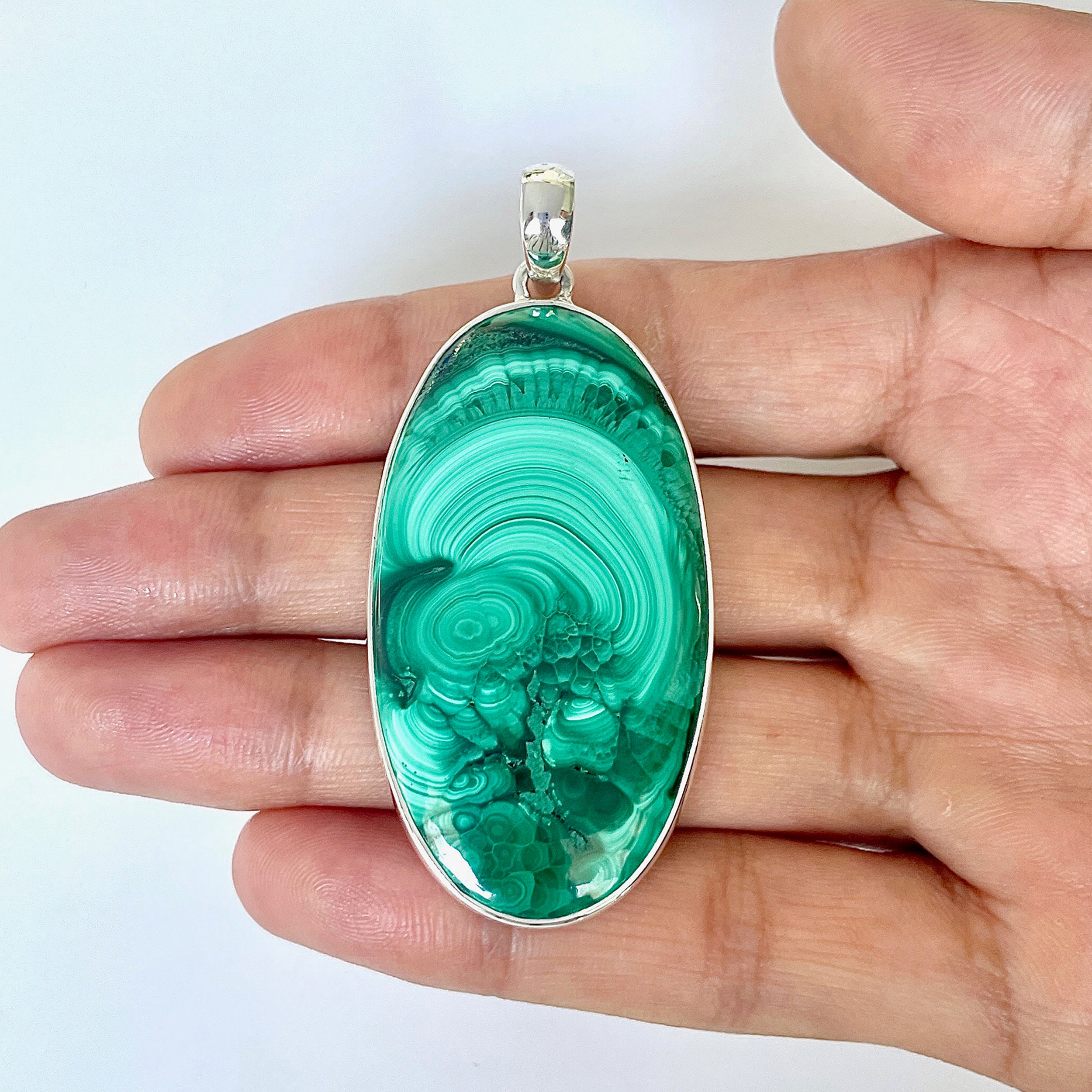 Malachite Pendant-(MLC-1-46)
