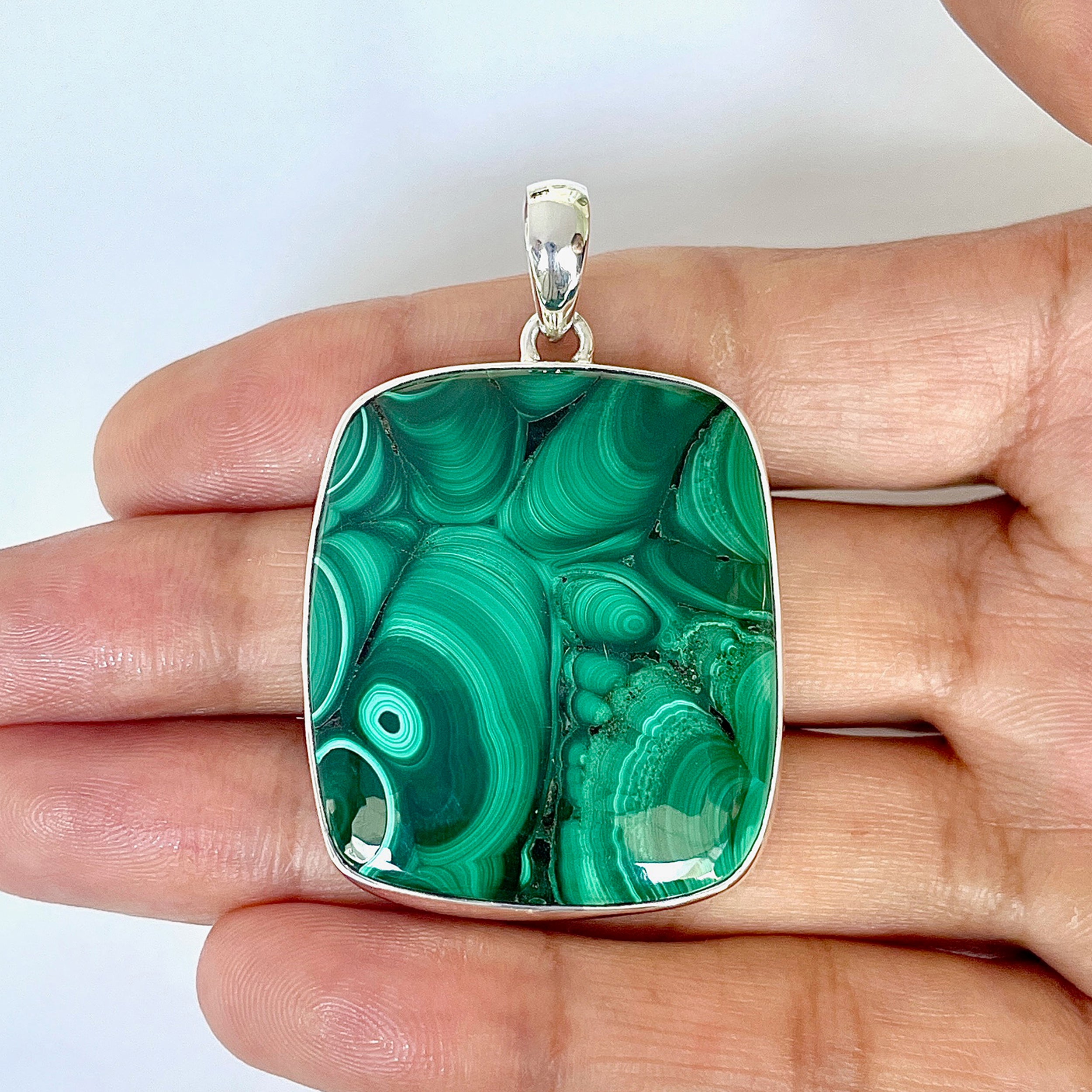 Malachite Pendant-(MLC-1-51)