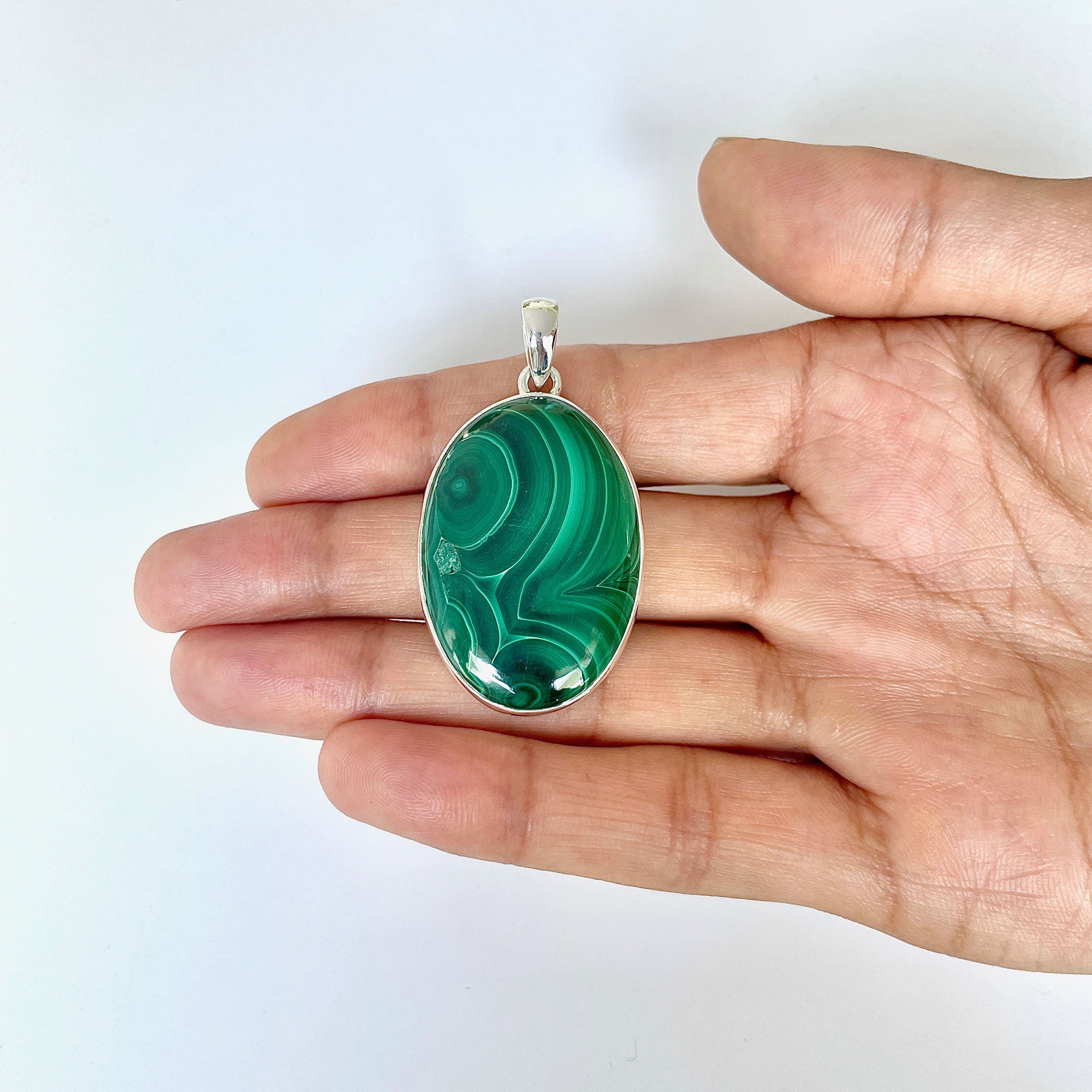 Malachite Pendant-(MLC-1-54)
