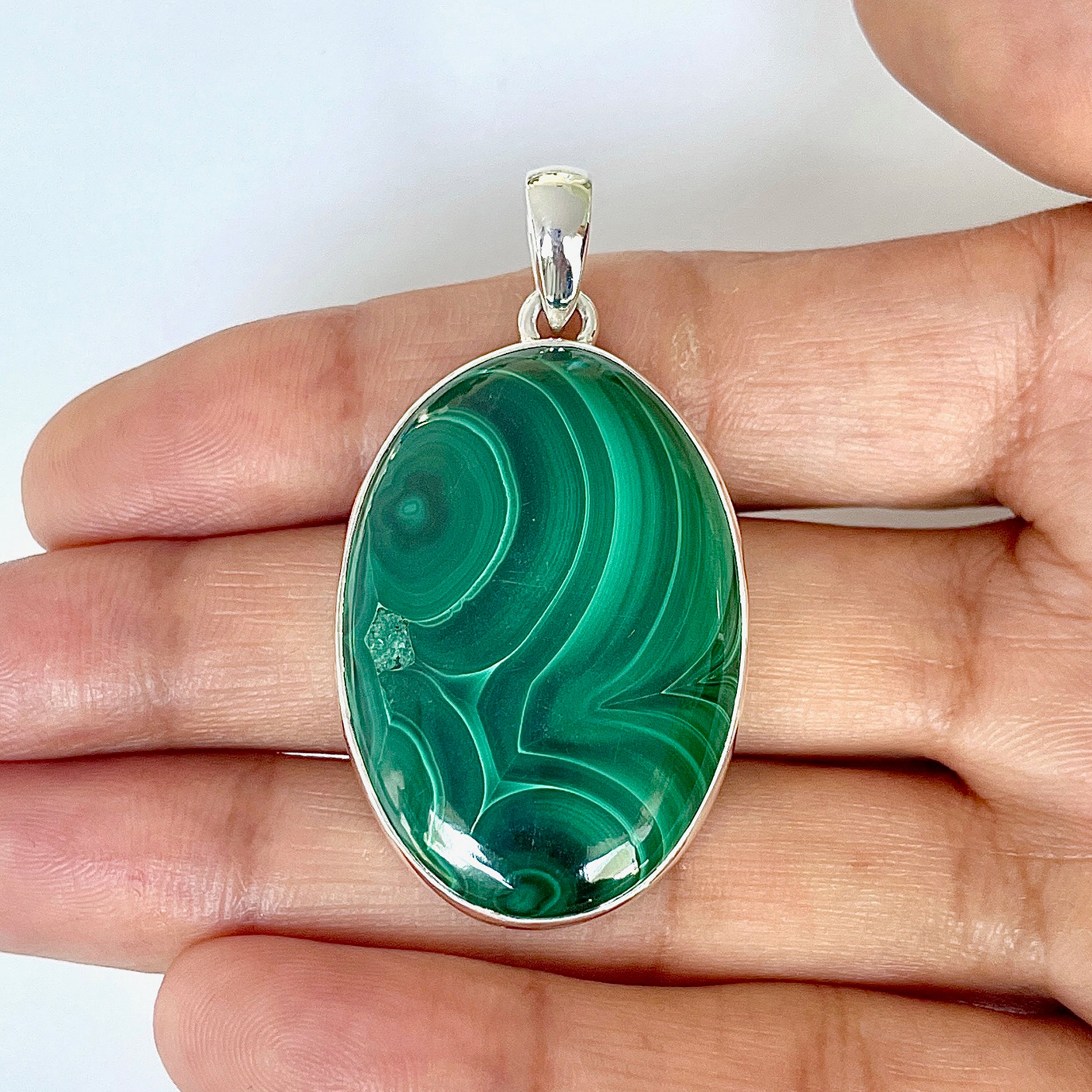 Malachite Pendant-(MLC-1-54)