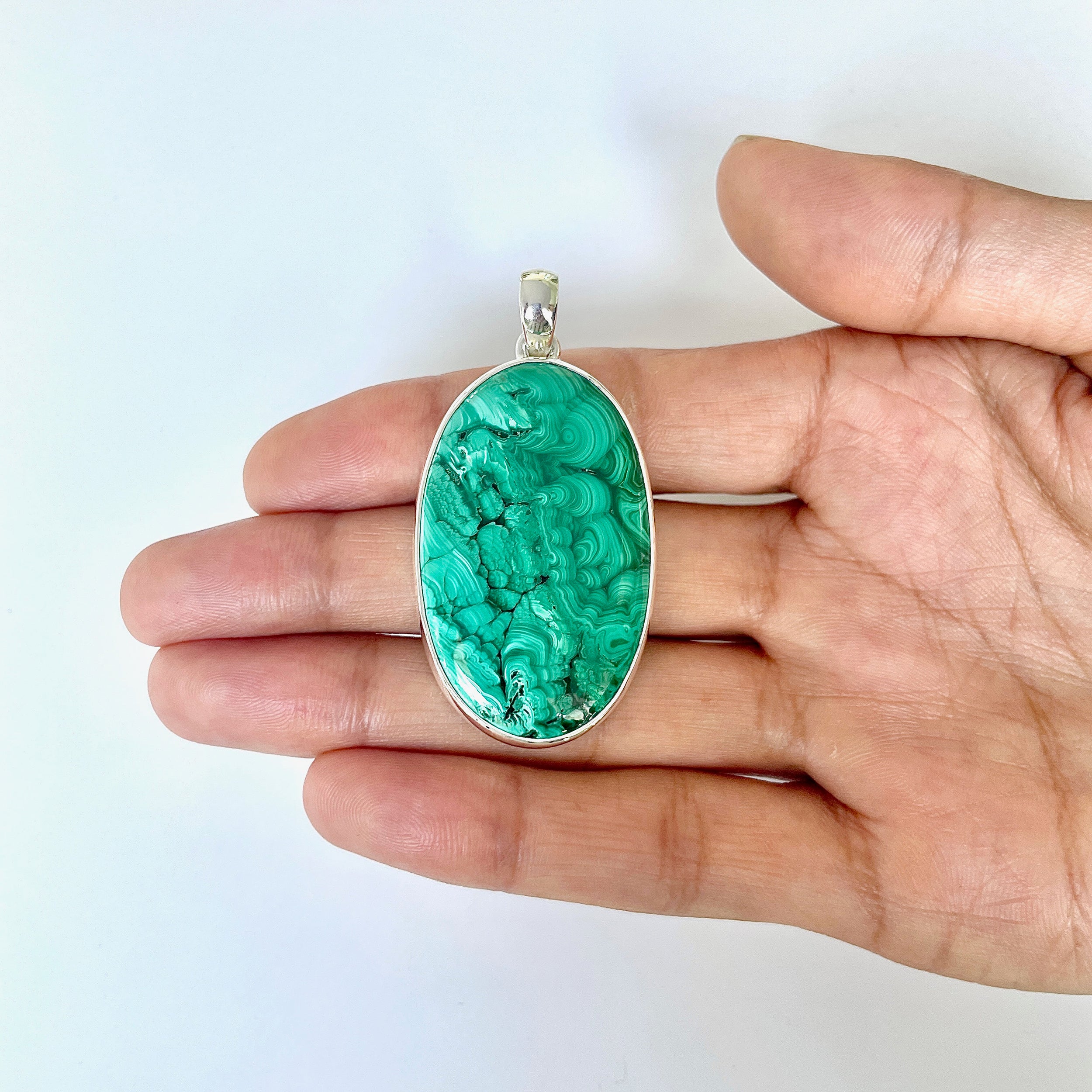 Malachite Pendant-(MLC-1-67)