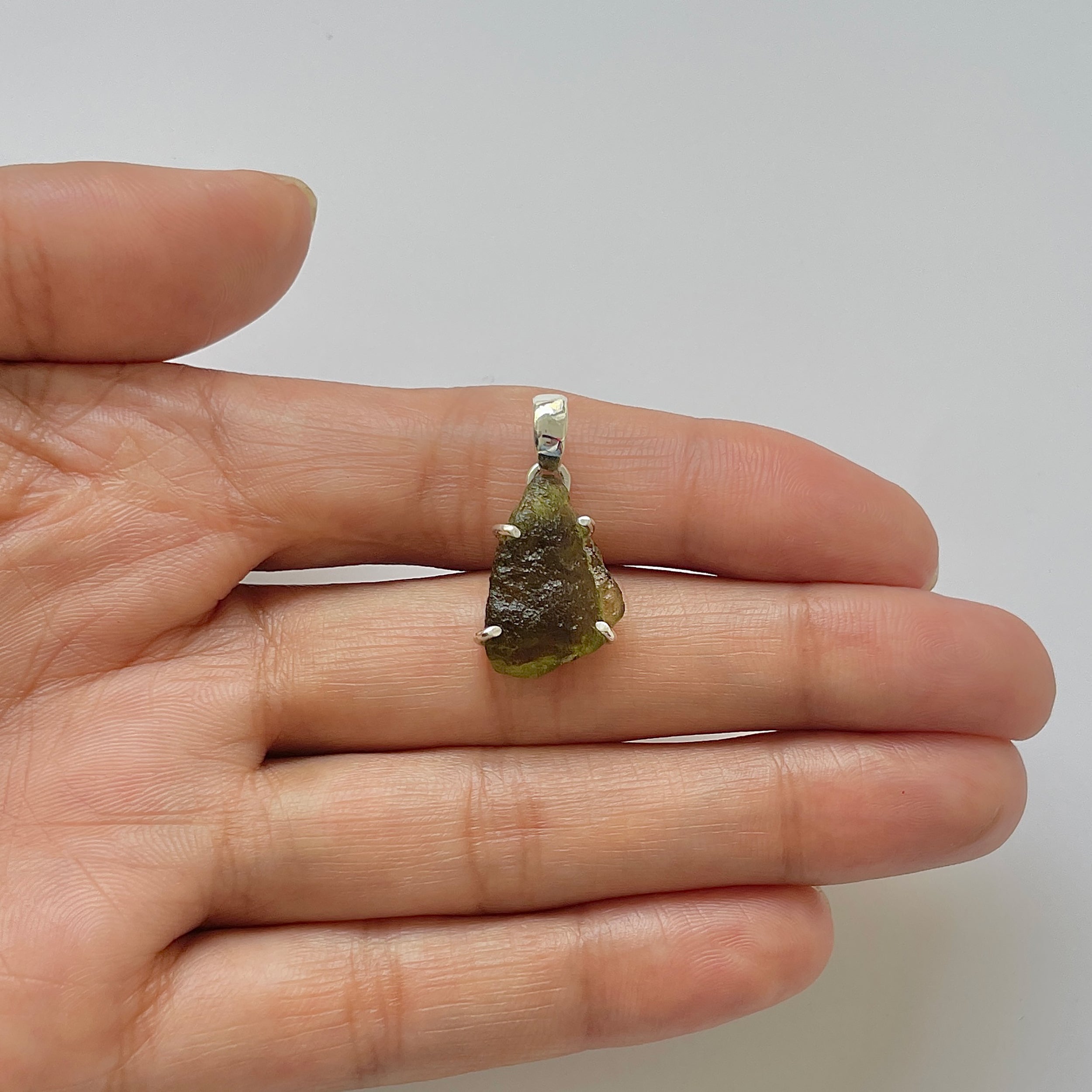 Moldavite Pendant-(MLD-1-12)