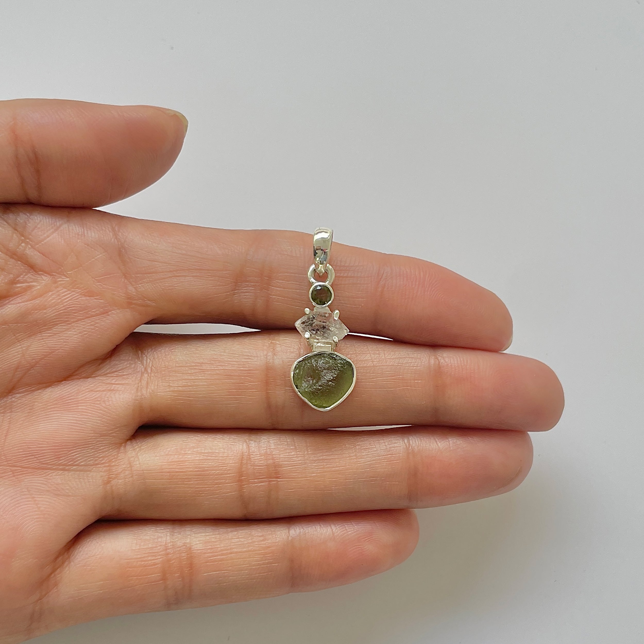 Moldavite Pendant-(MLD-1-13)