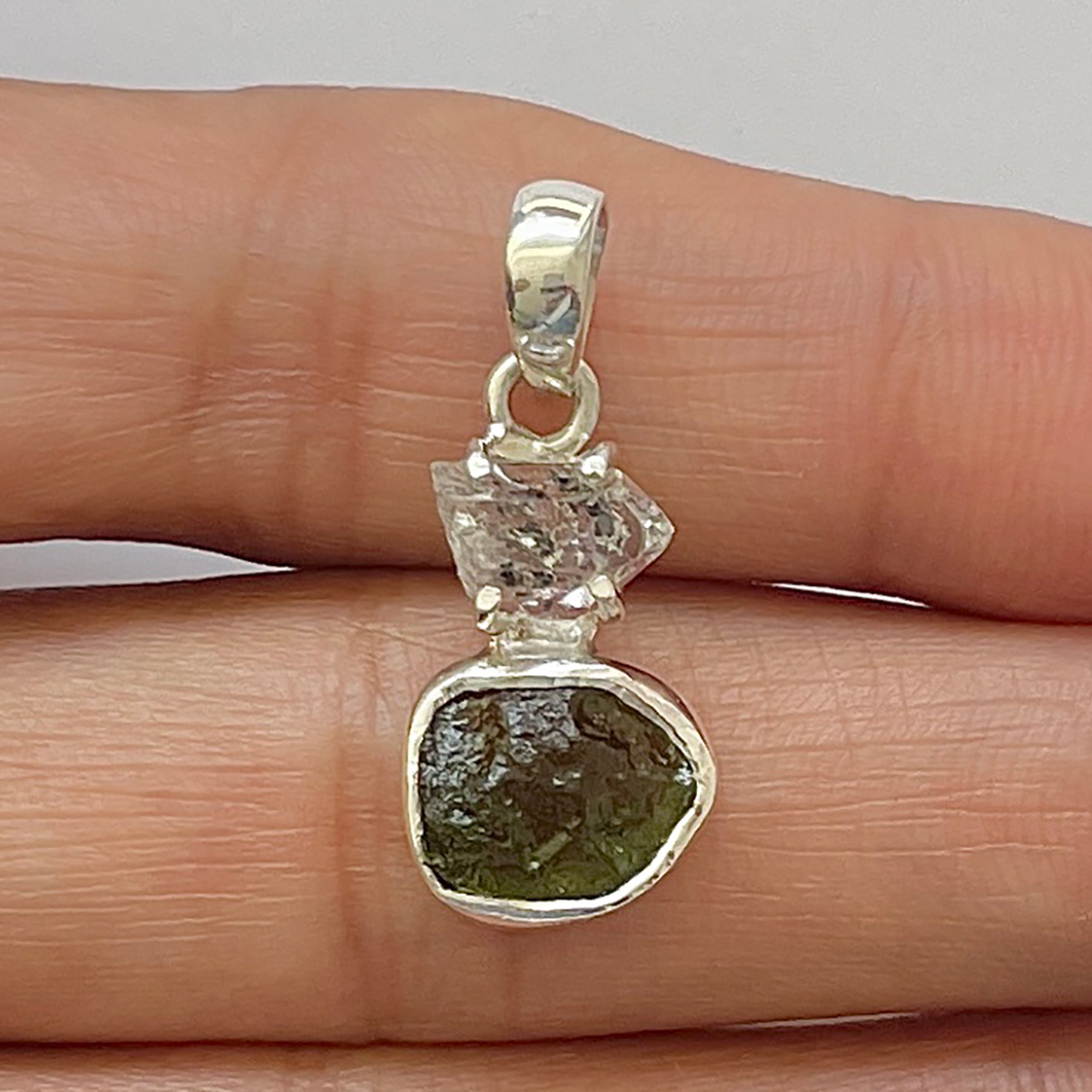 Moldavite Pendant-(MLD-1-26)