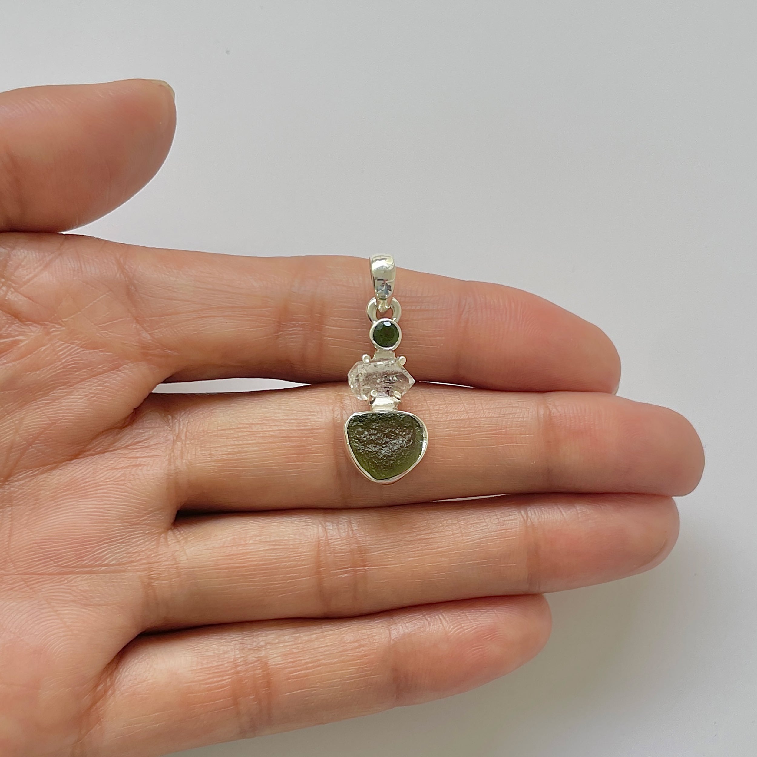 Moldavite Pendant-(MLD-1-27)