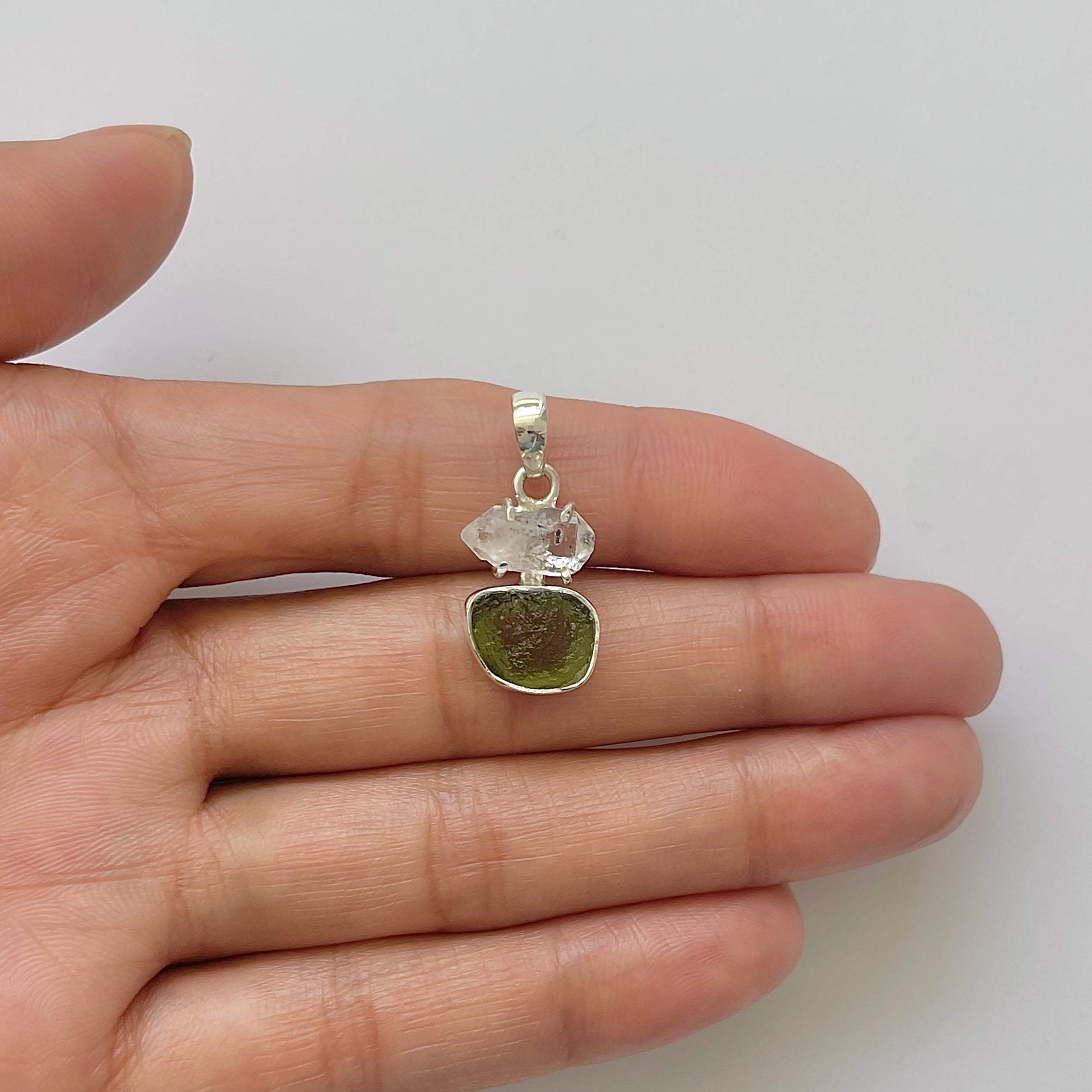 Moldavite Pendant-(MLD-1-29)