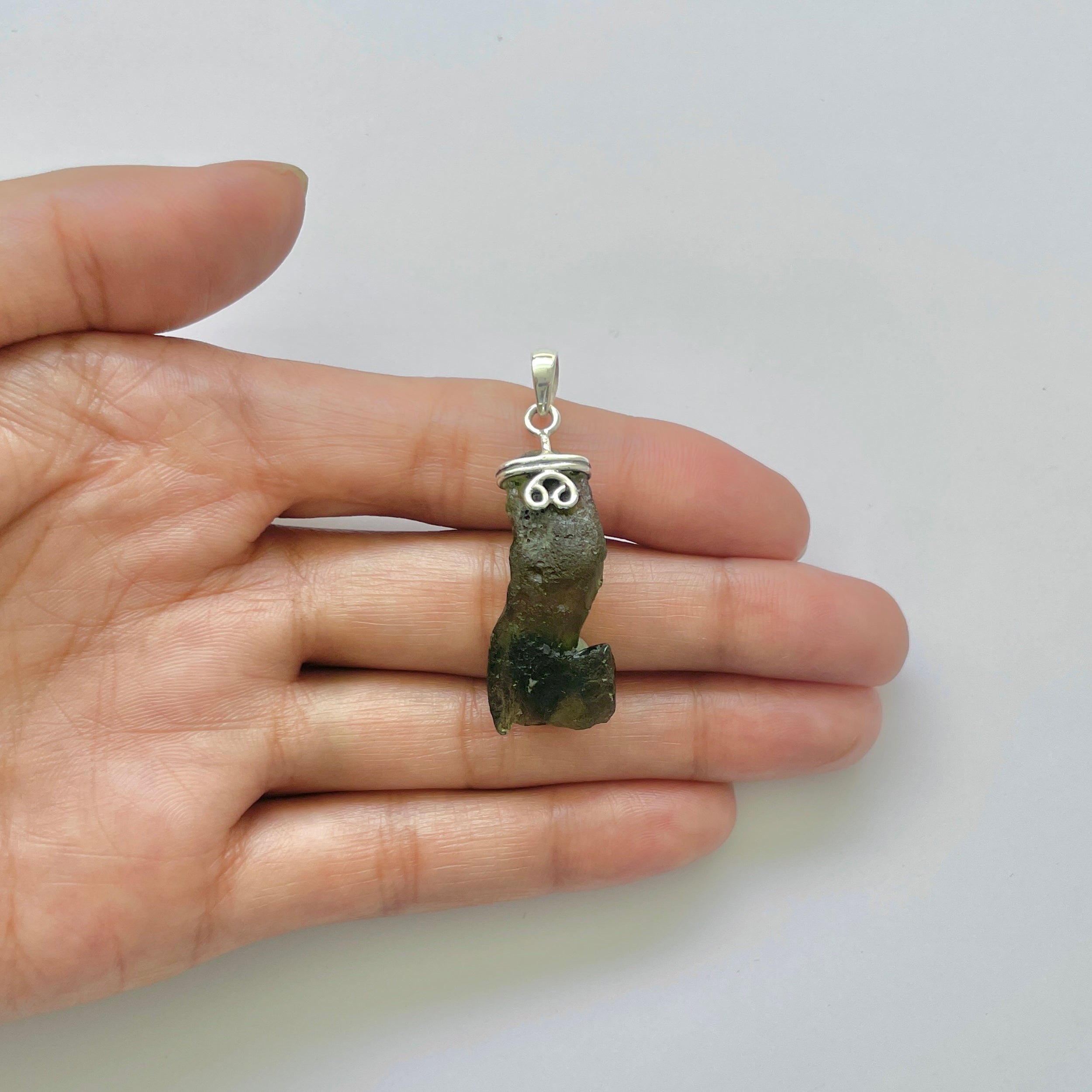 Moldavite Pendant-(MLD-1-31)