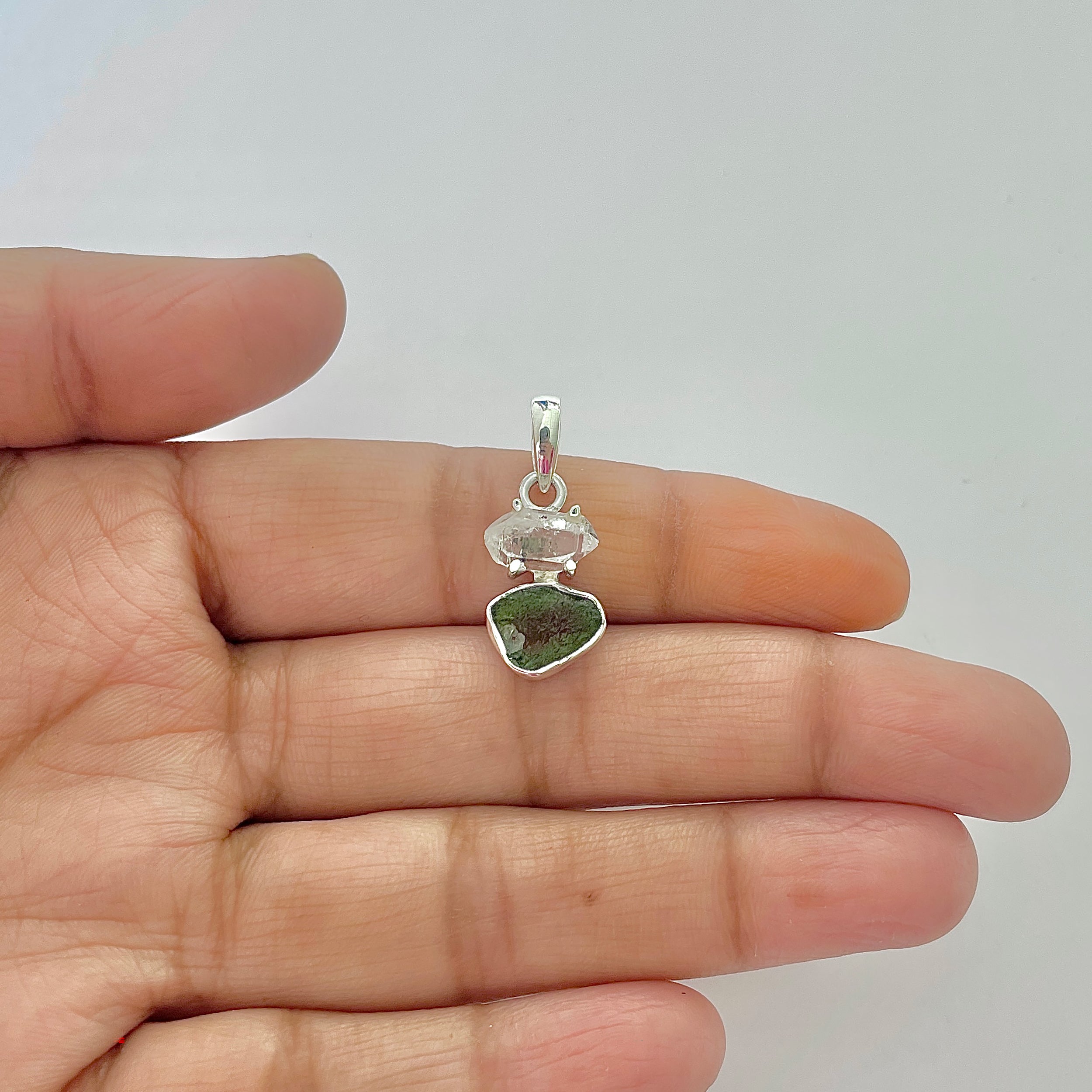 Moldavite Pendant-(MLD-1-5)