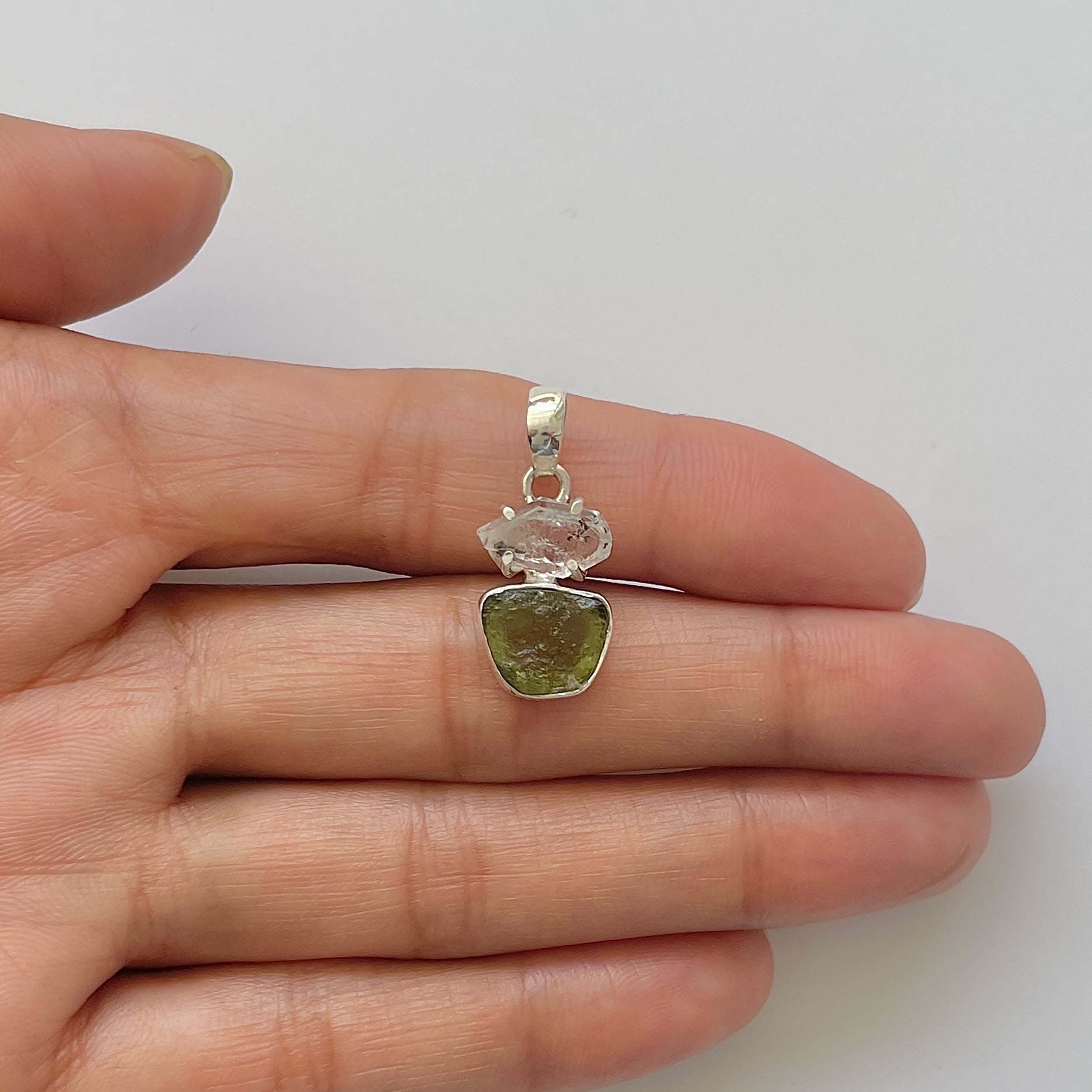 Moldavite Pendant-(MLD-1-6)