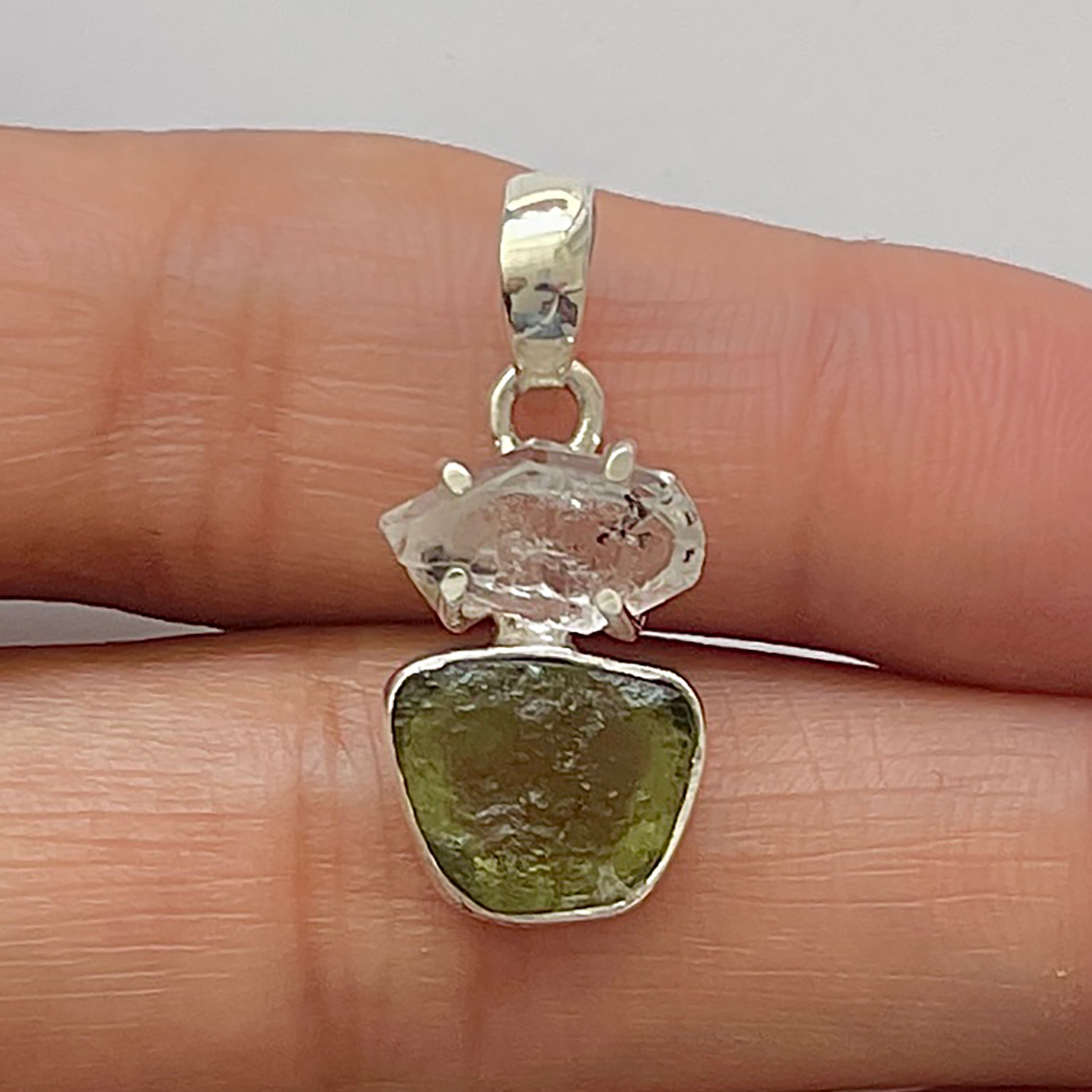 Moldavite Pendant-(MLD-1-6)