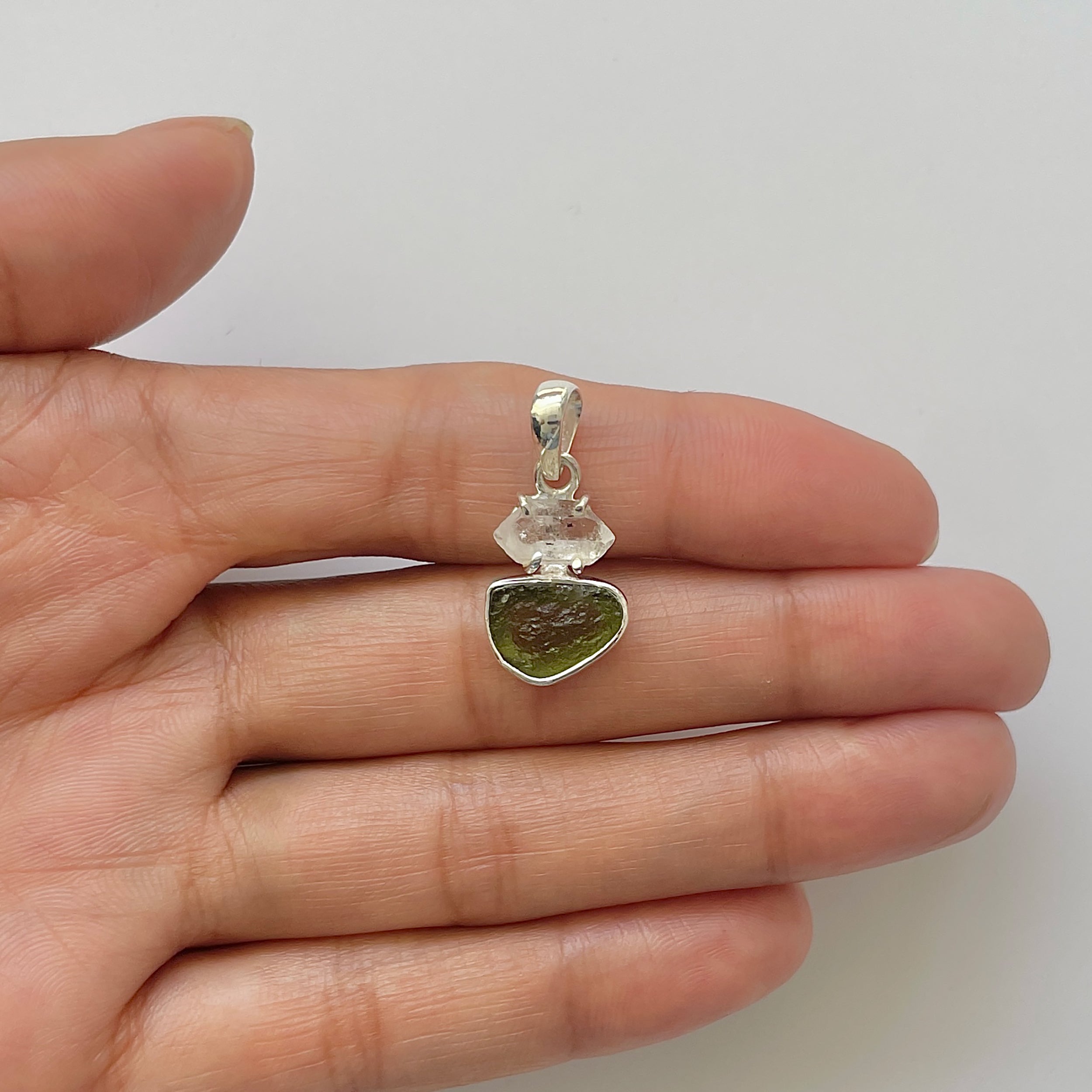 Moldavite Pendant-(MLD-1-9)