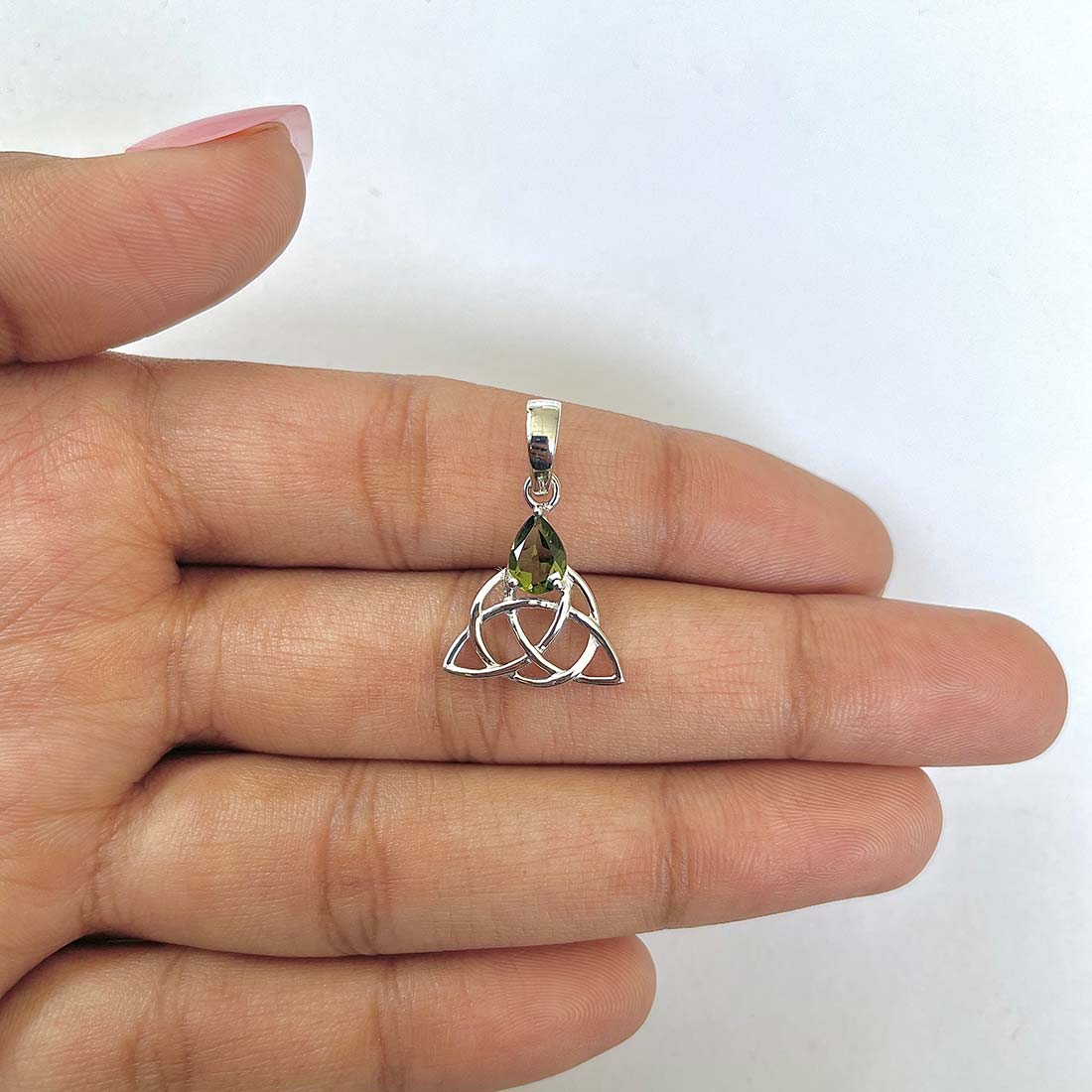 Moldavite Pendant-(MLD-RDEP-892)