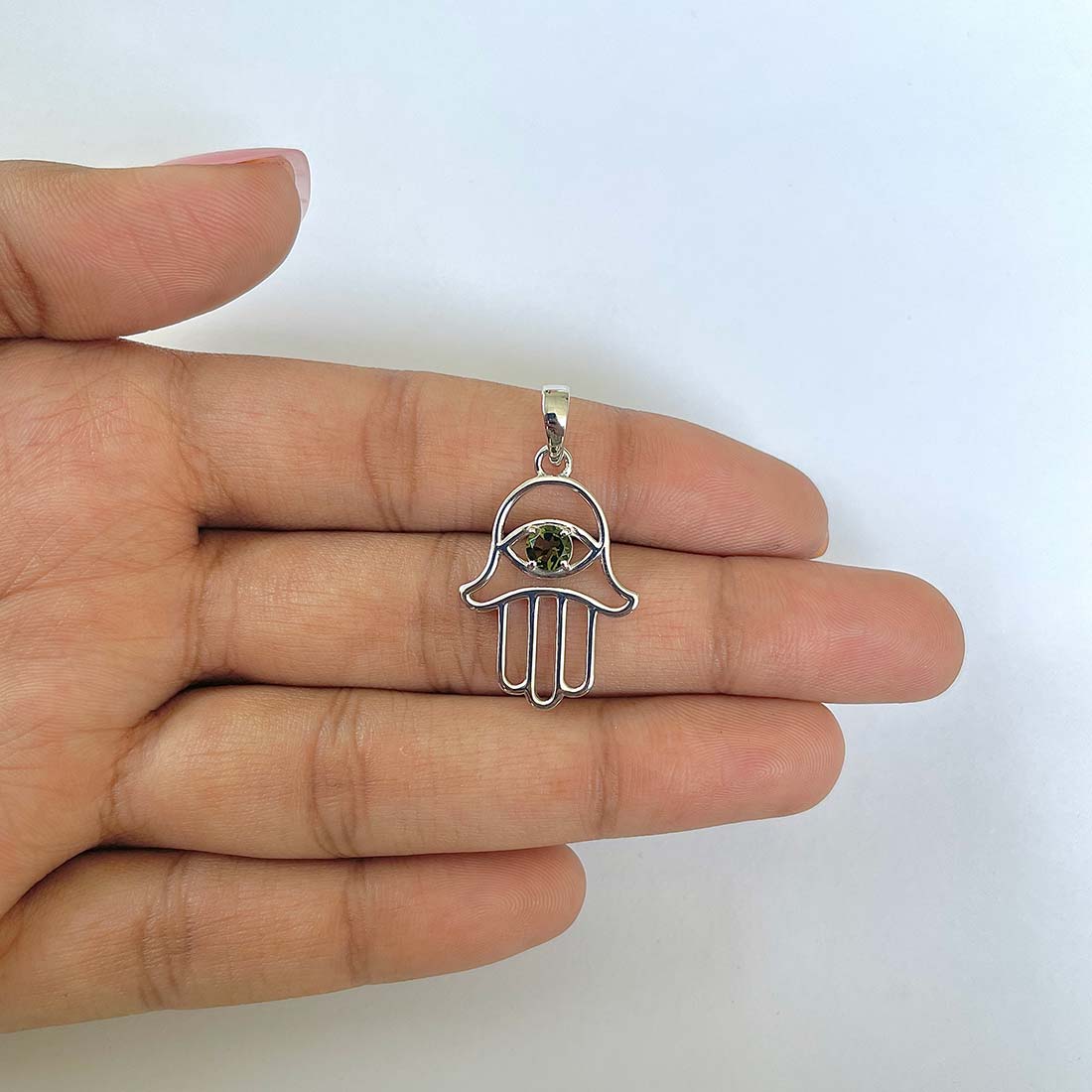 Moldavite Pendant-(MLD-RDN-172)