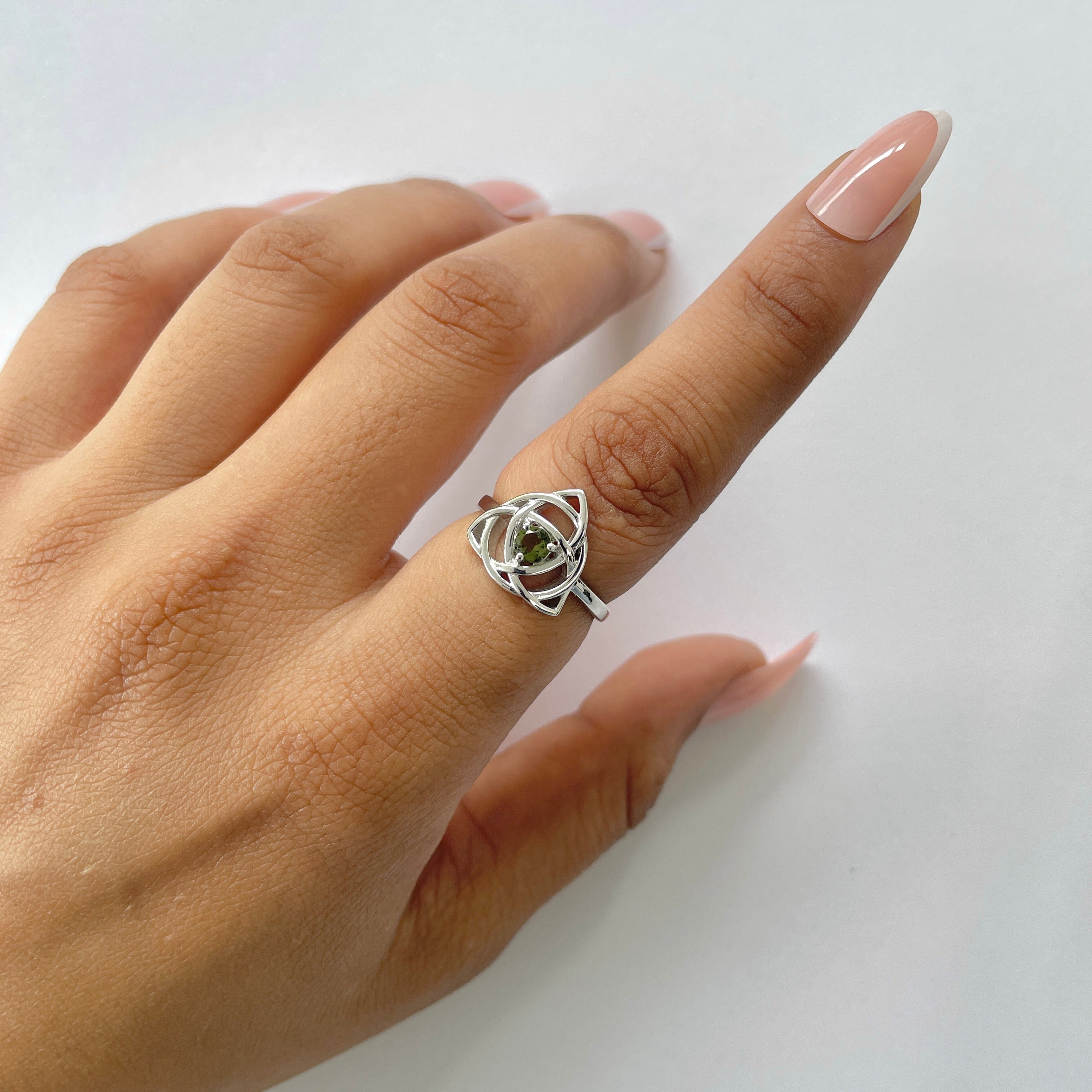 Moldavite Ring-(MLD-RDR-2142.)