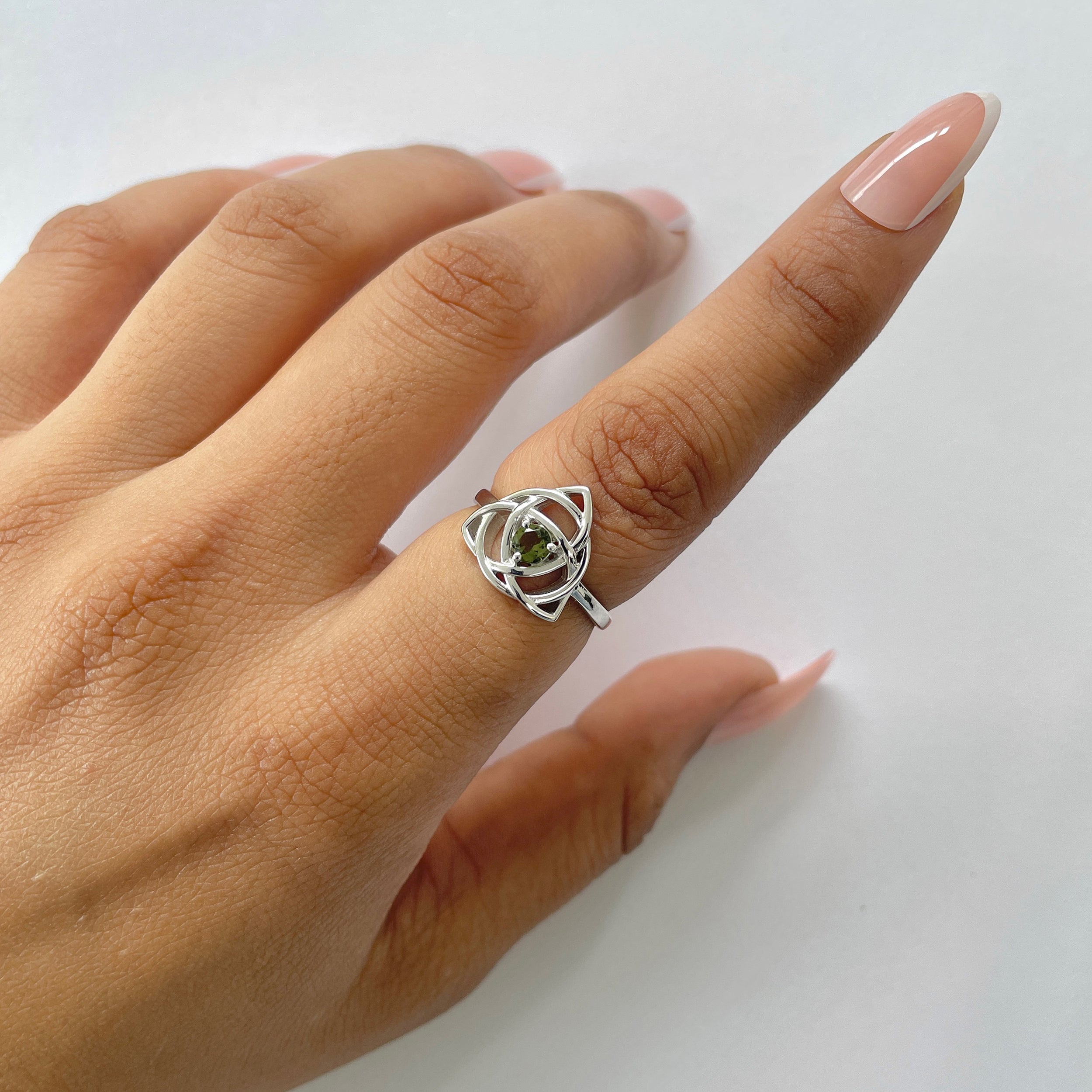 Moldavite Ring-(MLD-RDR-2142.)