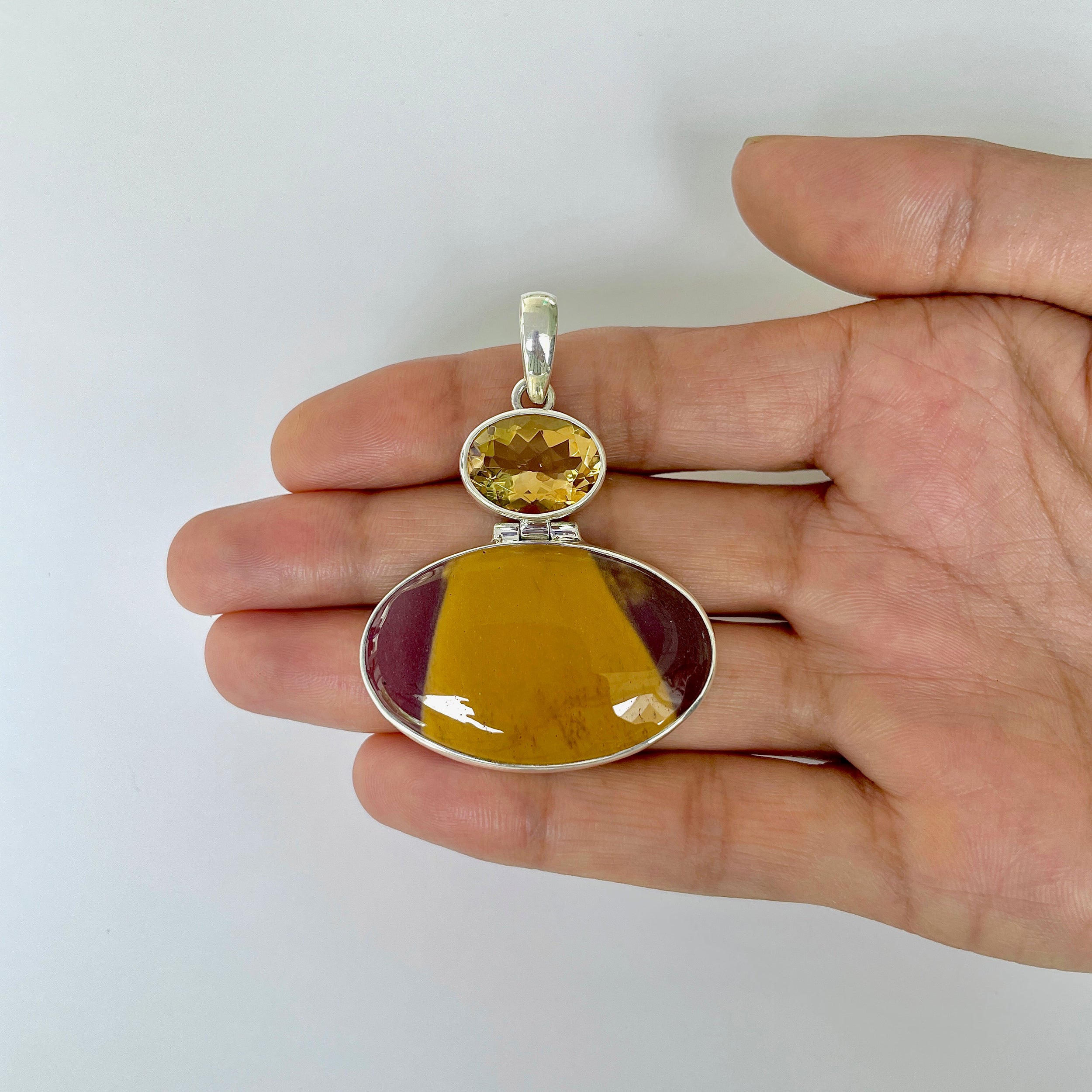 Mookaite Pendant-(MOK-1-18)