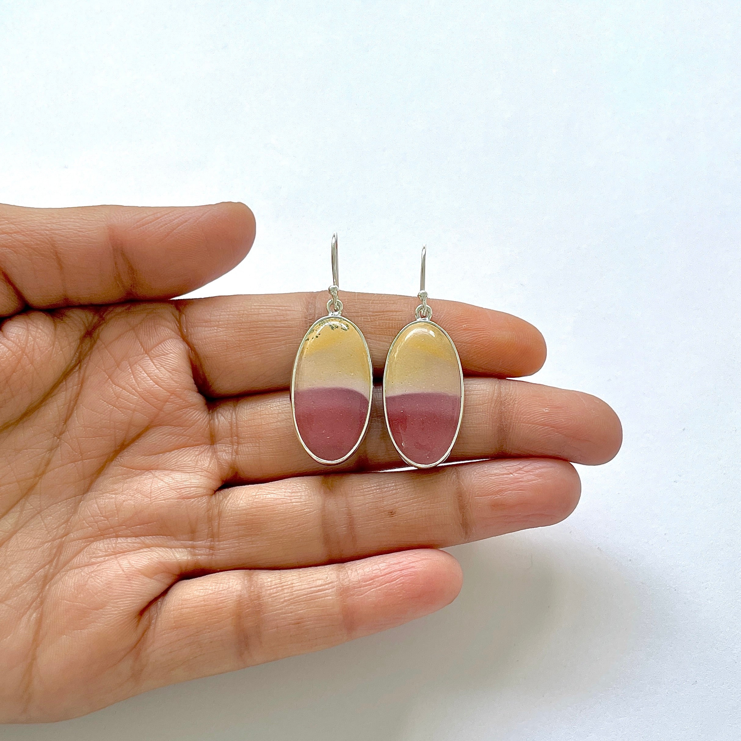 Mookaite Earring-(MOK-3-13)