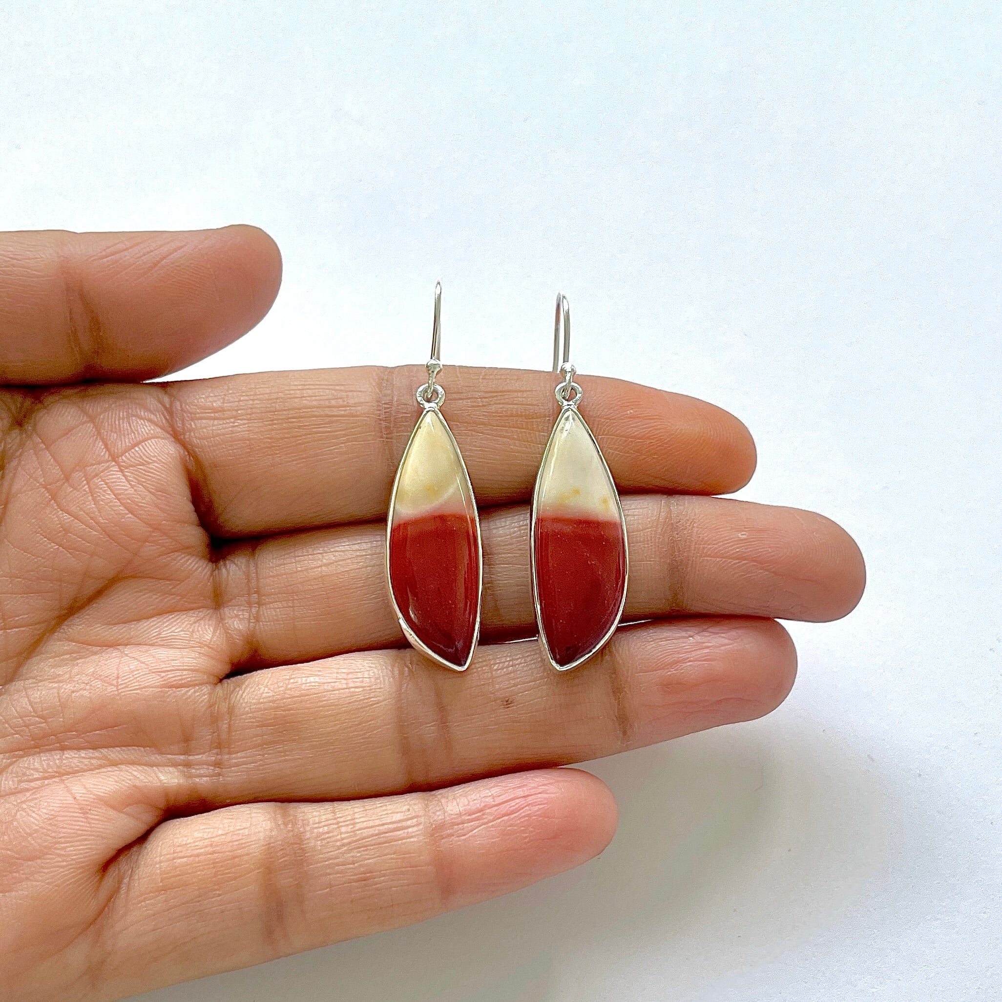 Mookaite Earring-(MOK-3-14)