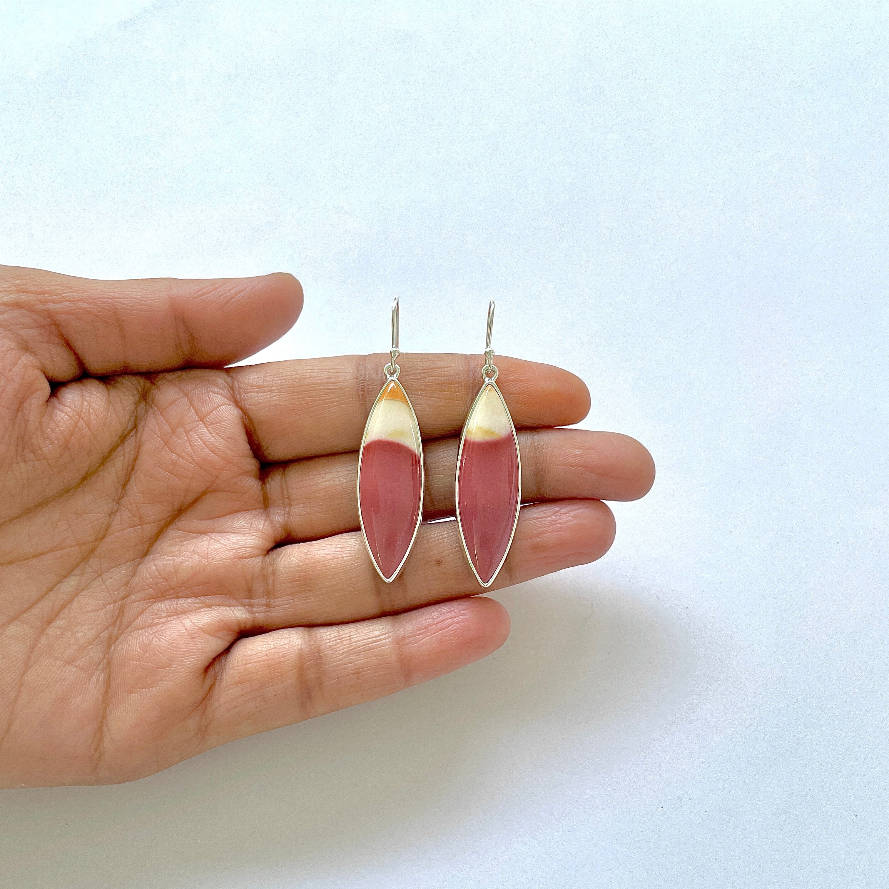 Mookaite Earring-(MOK-3-2)