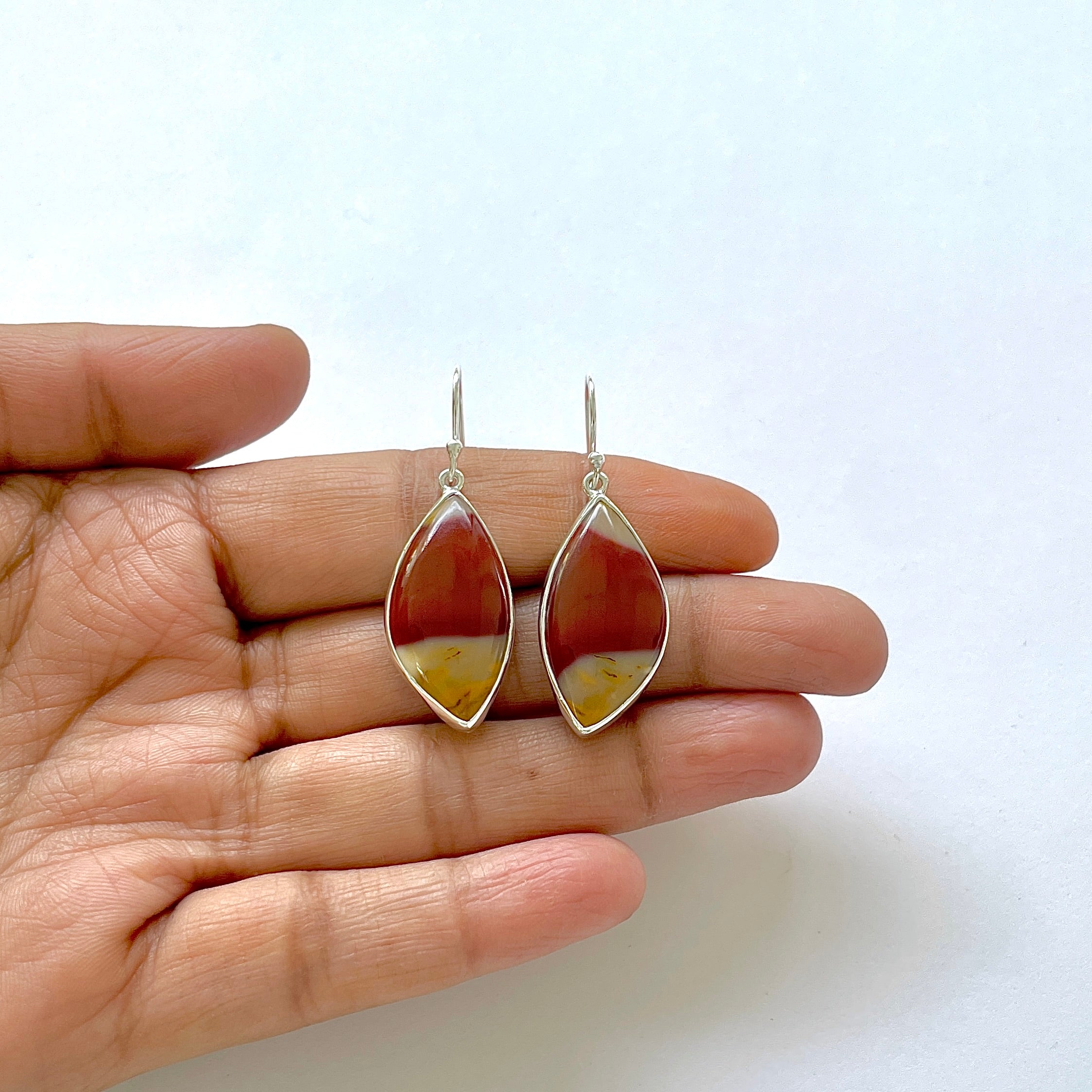 Mookaite Earring-(MOK-3-21)