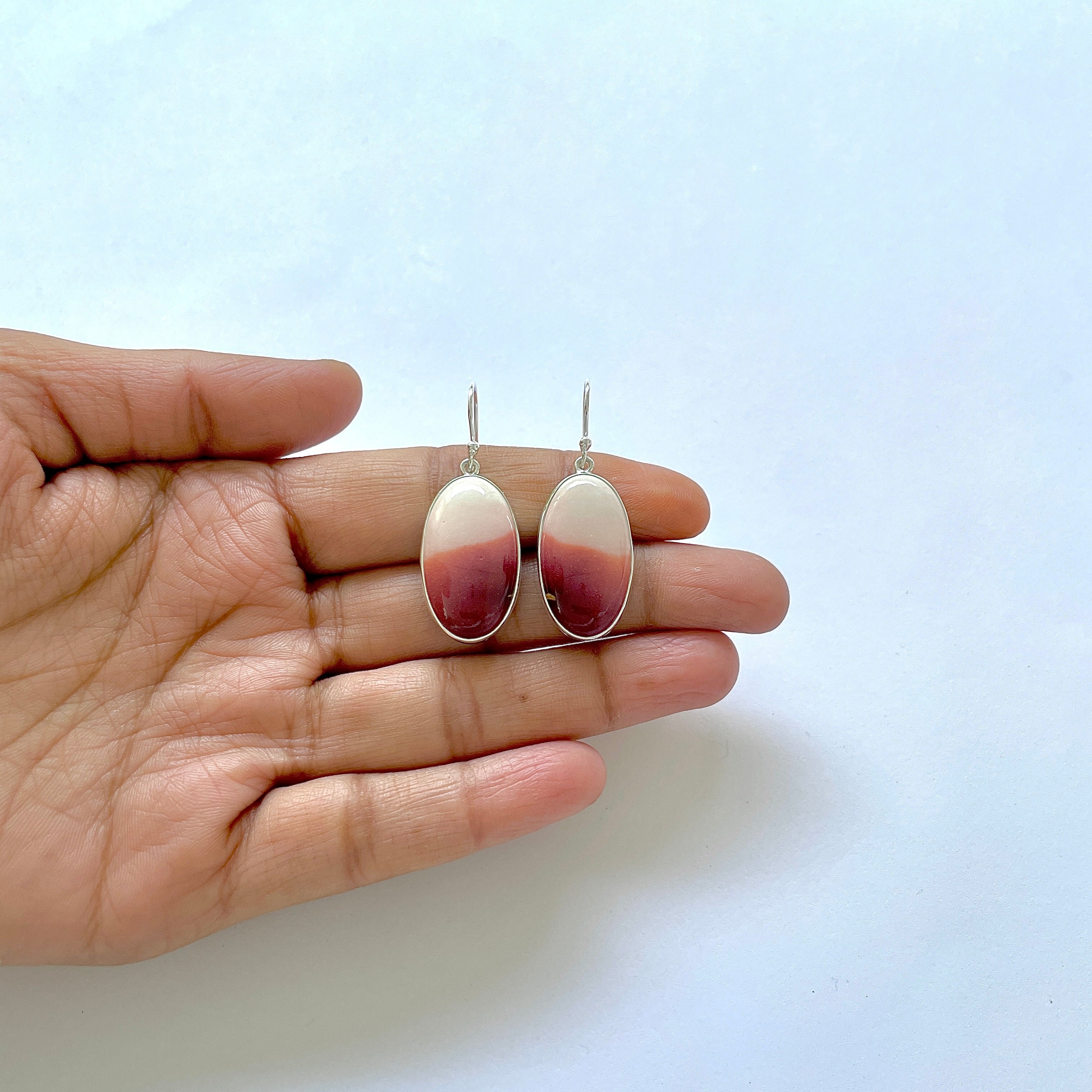 Mookaite Earring-(MOK-3-3)