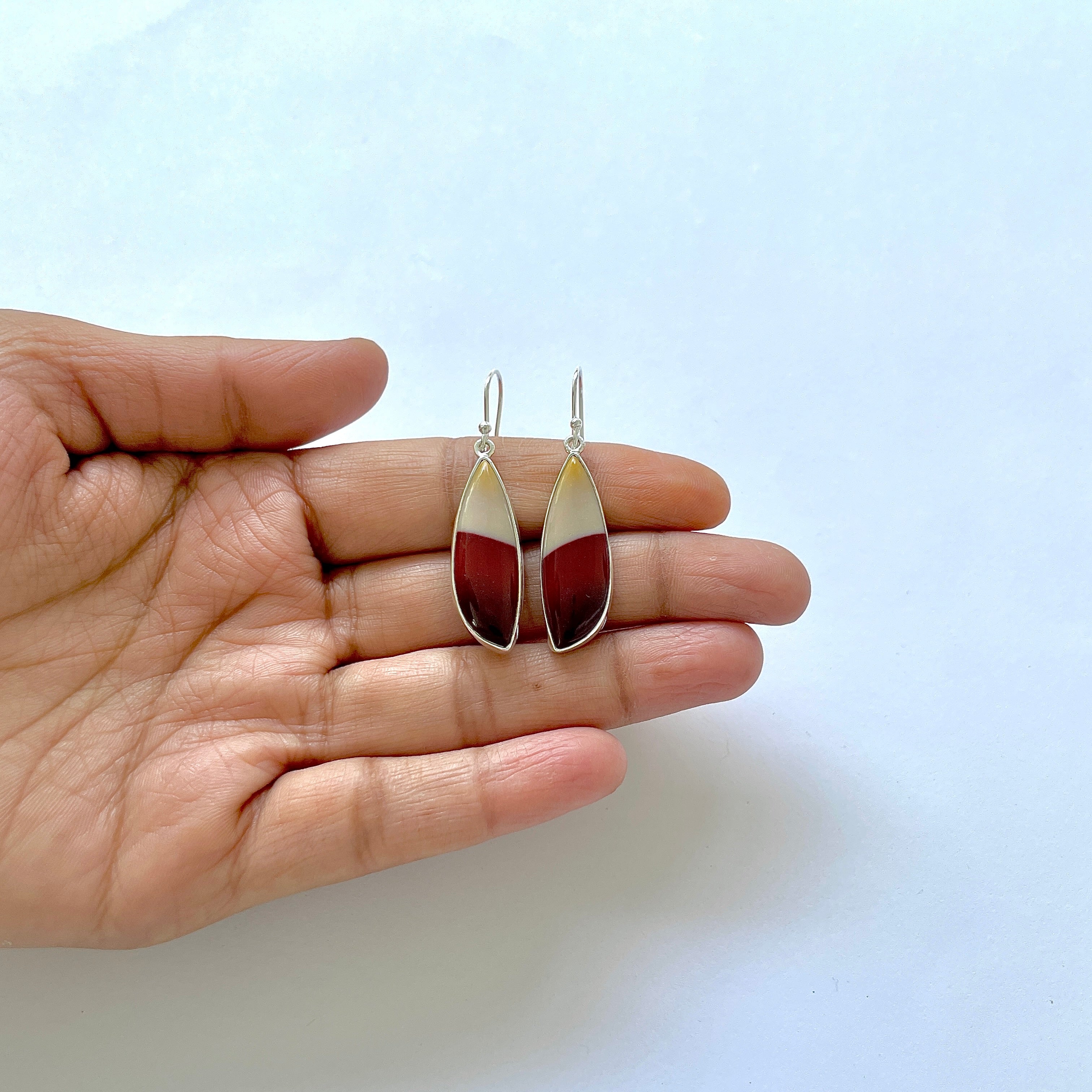 Mookaite Earring-(MOK-3-4)