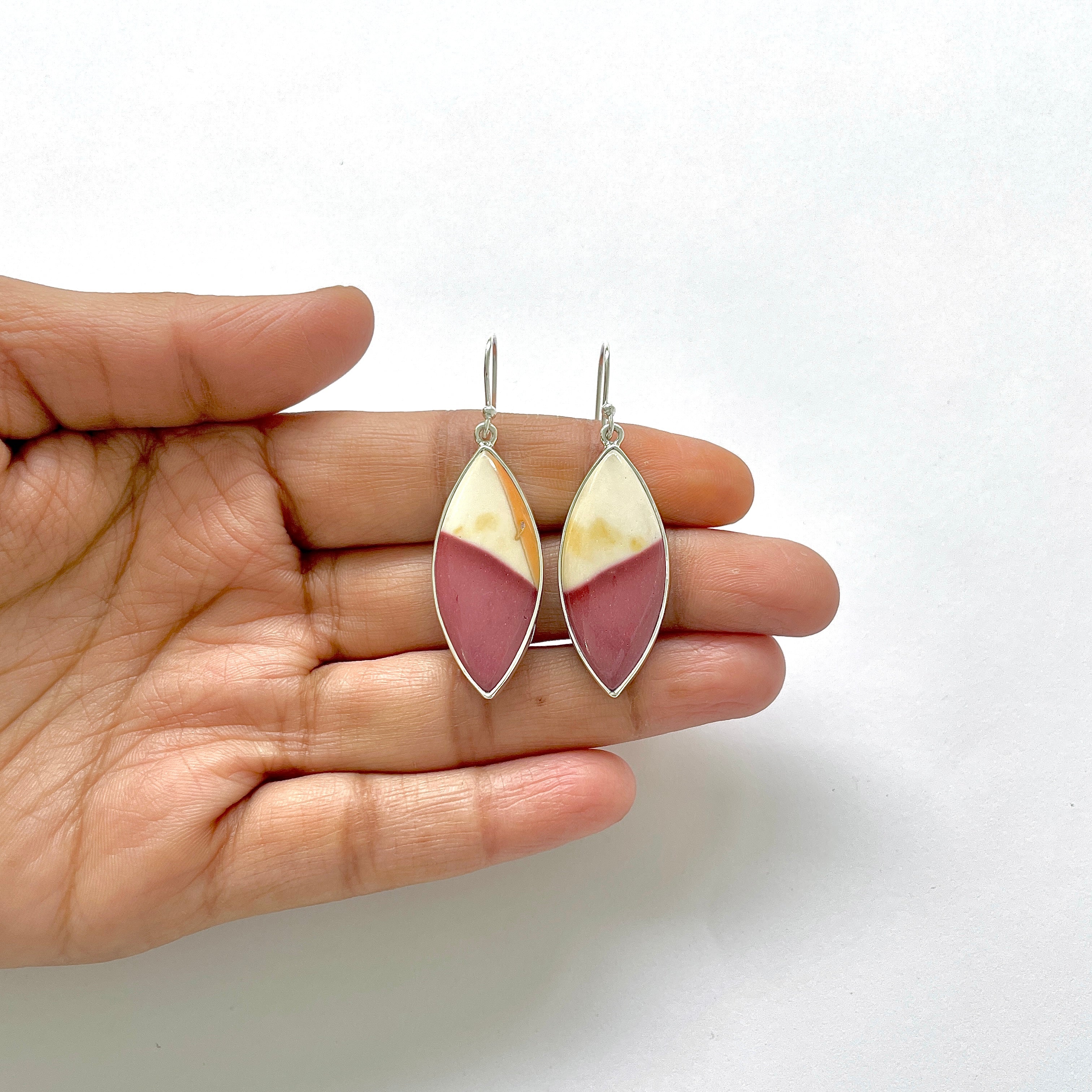 Mookaite Earring-(MOK-3-5)