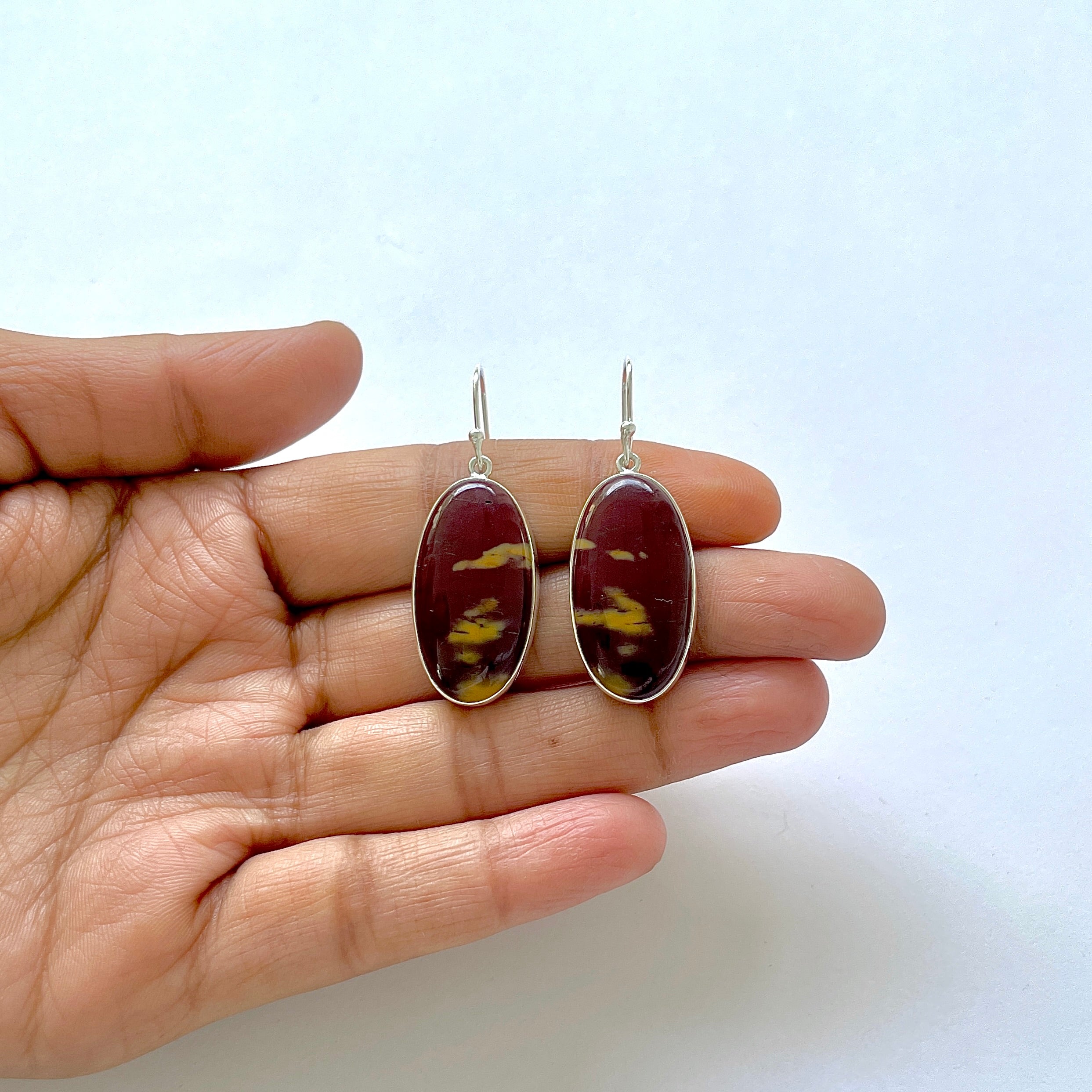 Mookaite Earring-(MOK-3-6)
