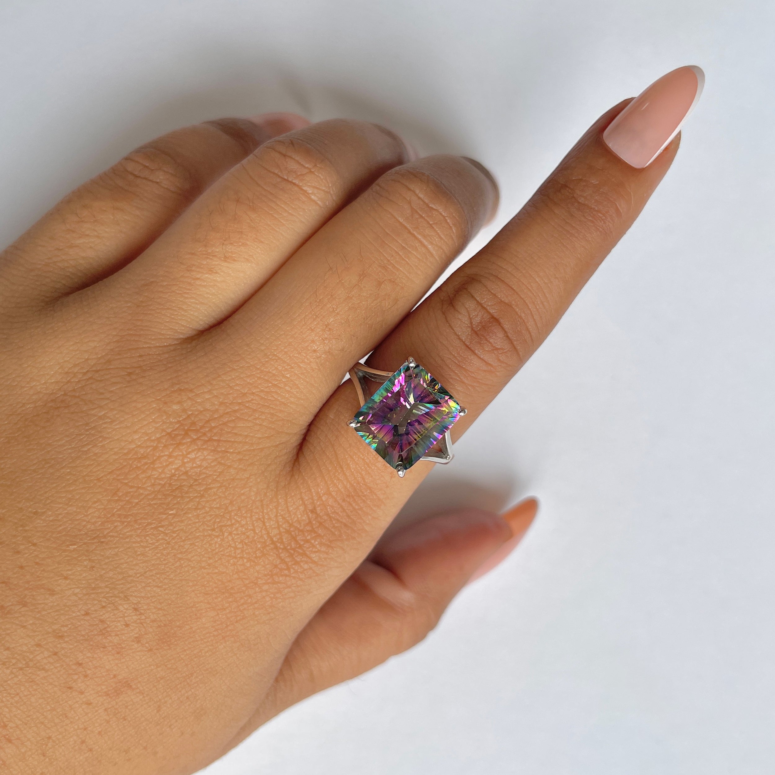 Mystic Topaz Ring-(MST-RDR-2118.)