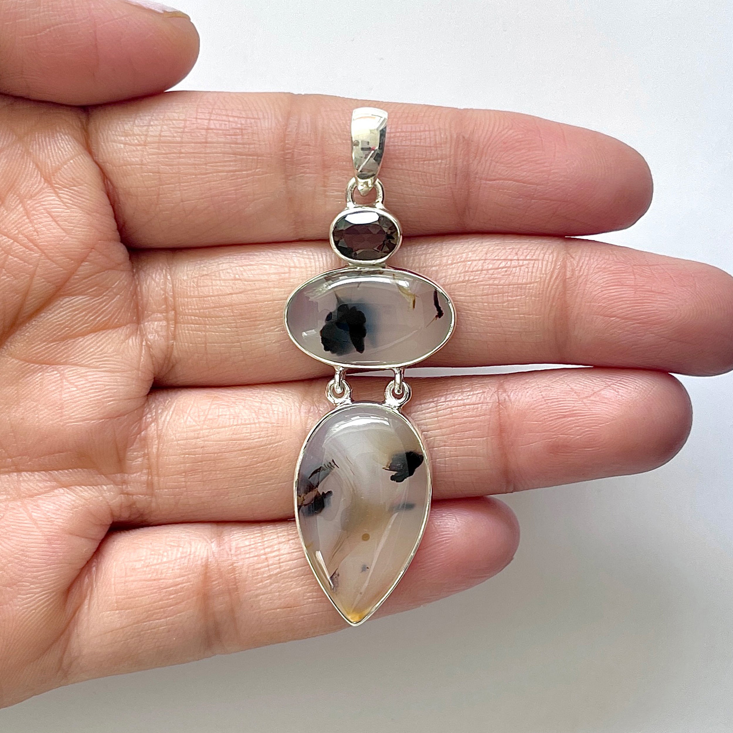 Montana Agate Pendant-(MTA-1-29)