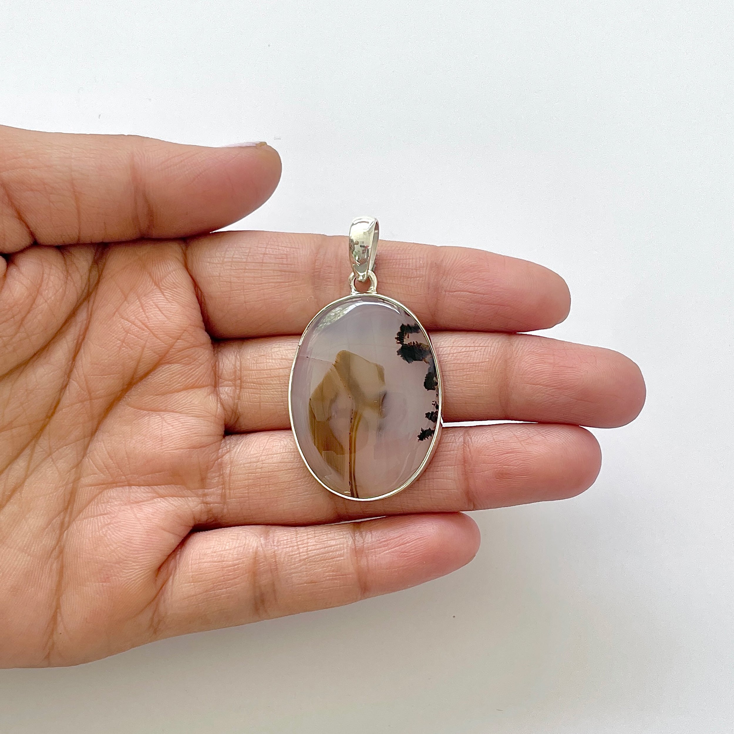 Montana Agate Pendant-(MTA-1-33)