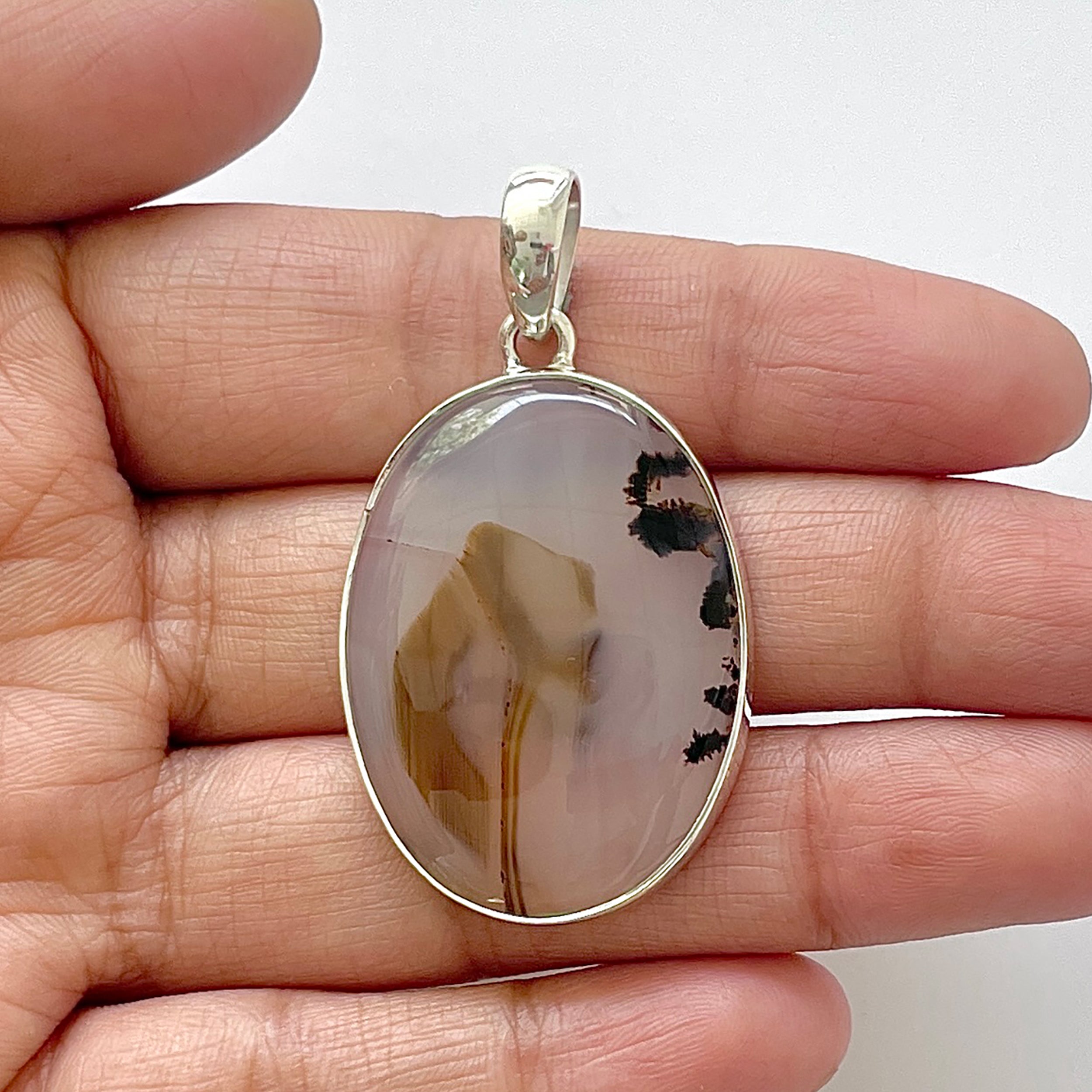 Montana Agate Pendant-(MTA-1-33)
