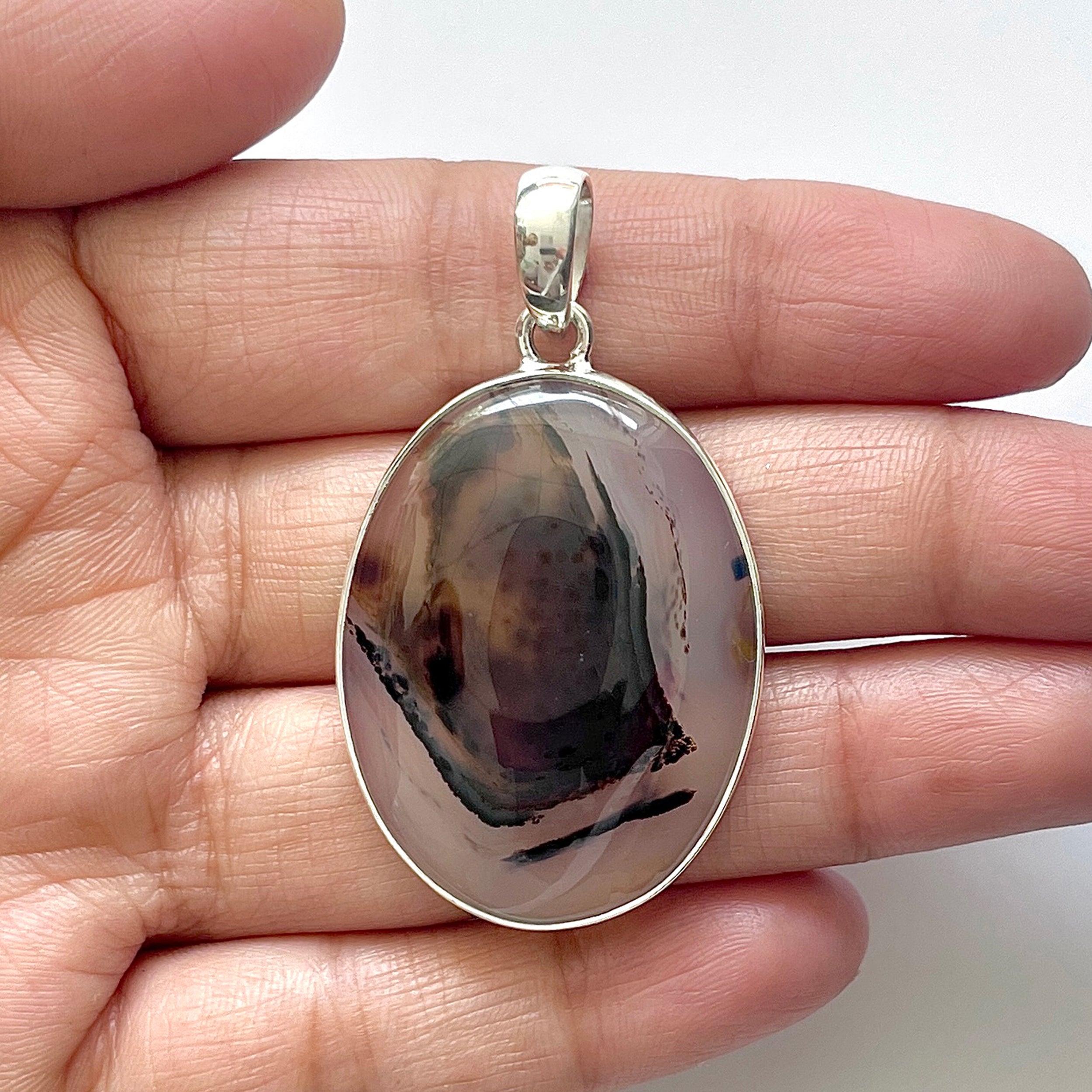 Montana Agate Pendant-(MTA-1-35)