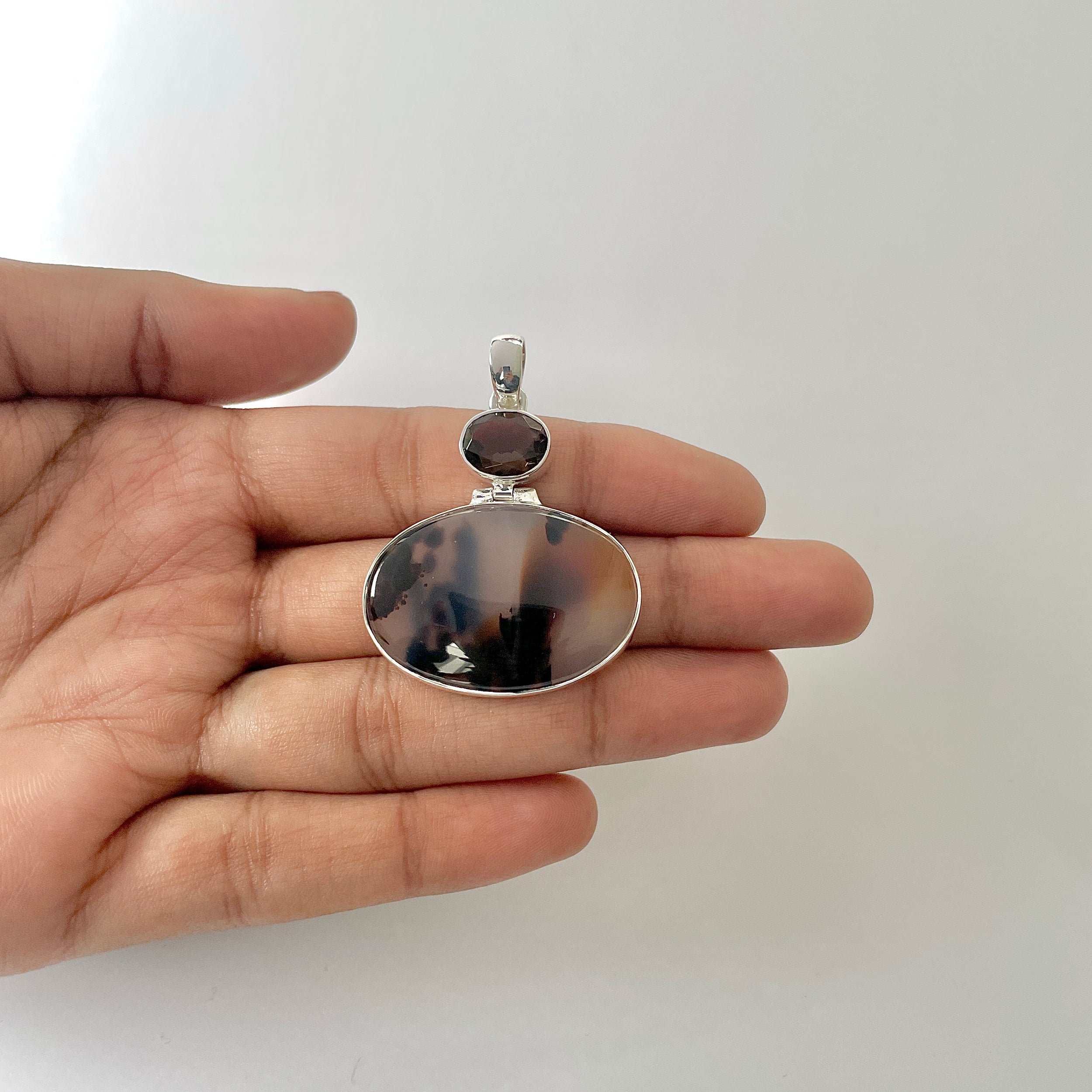 Montana Agate Pendant-(MTA-1-49)