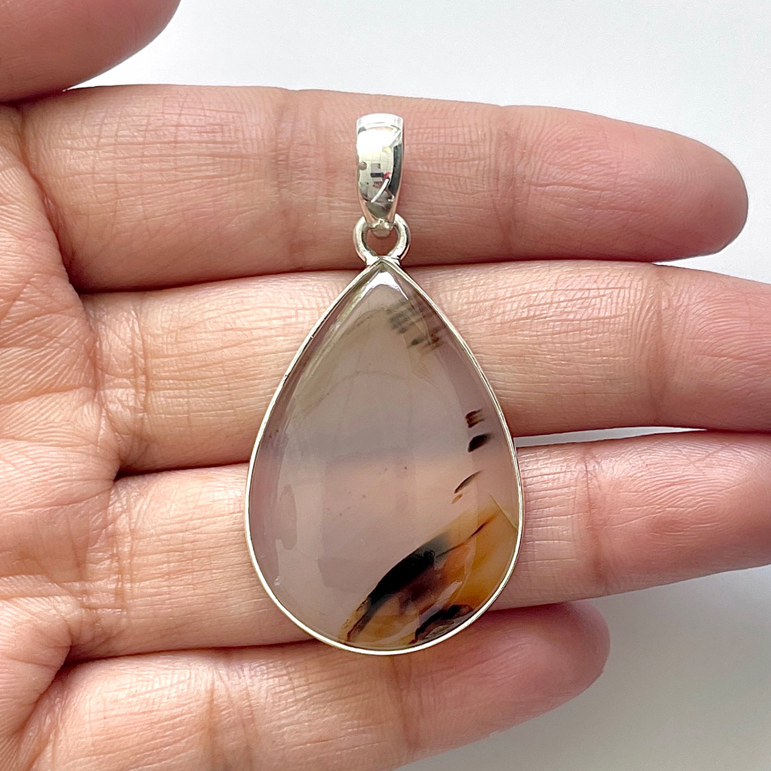 Montana Agate Pendant-(MTA-1-53)