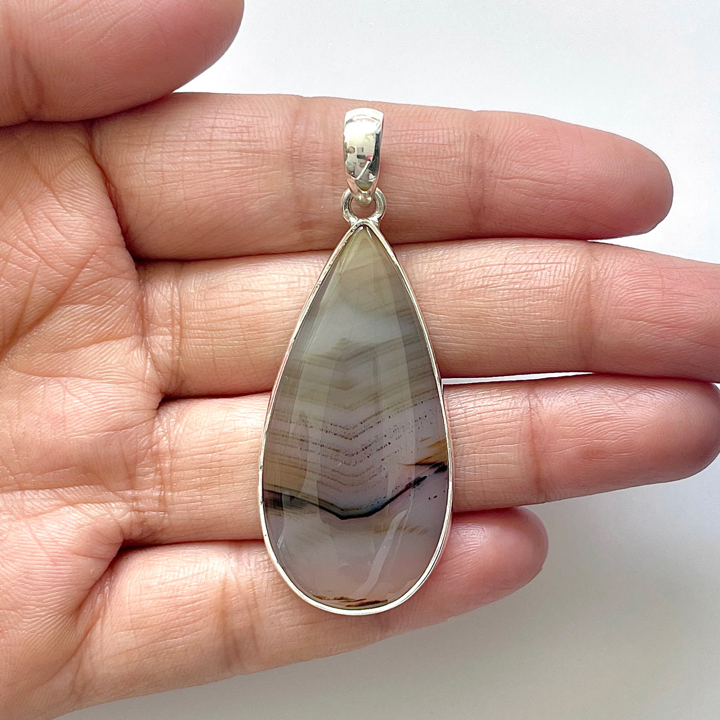 Montana Agate Pendant-(MTA-1-54)